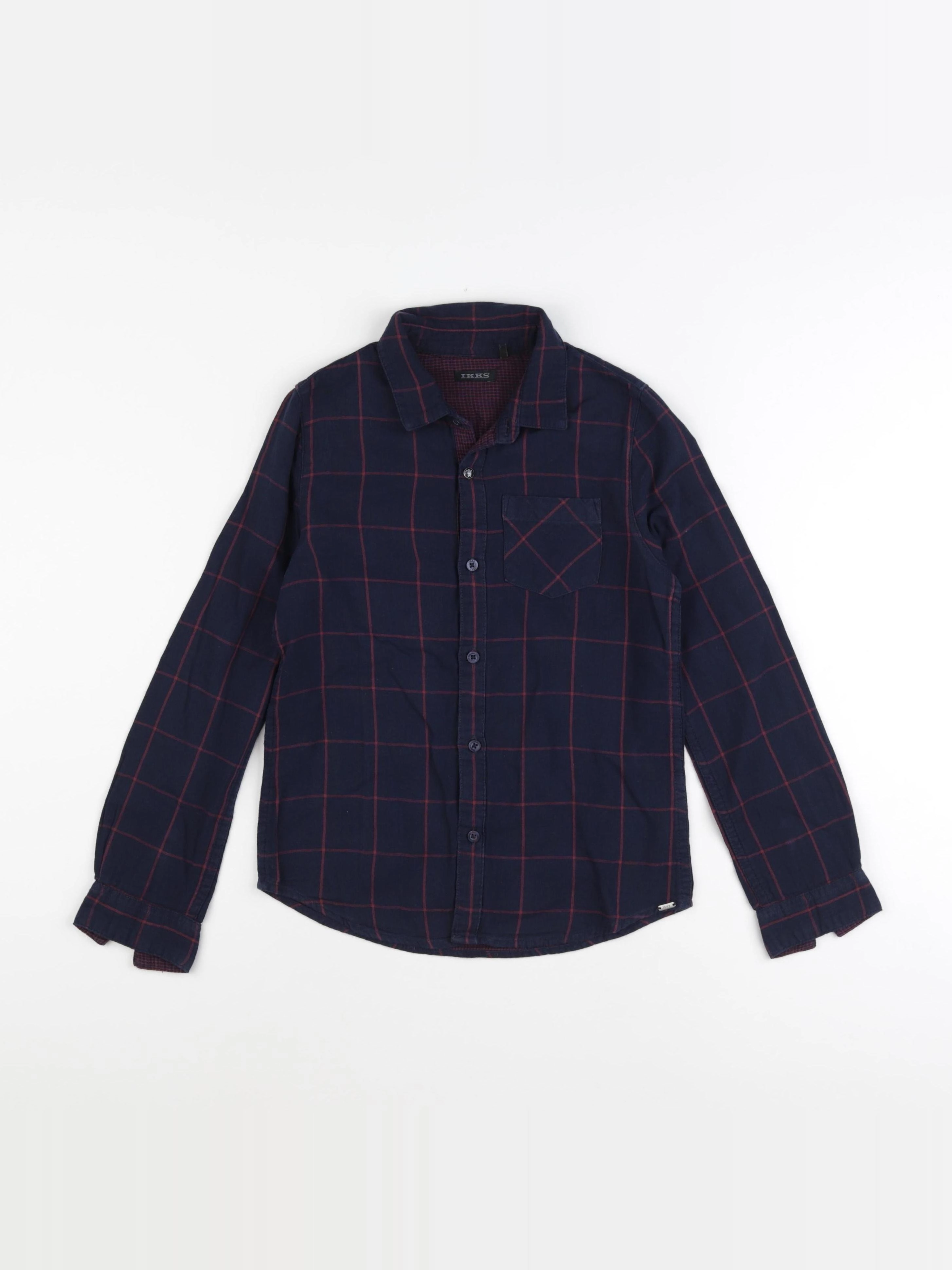 IKKS - chemise bleu - 8 ans