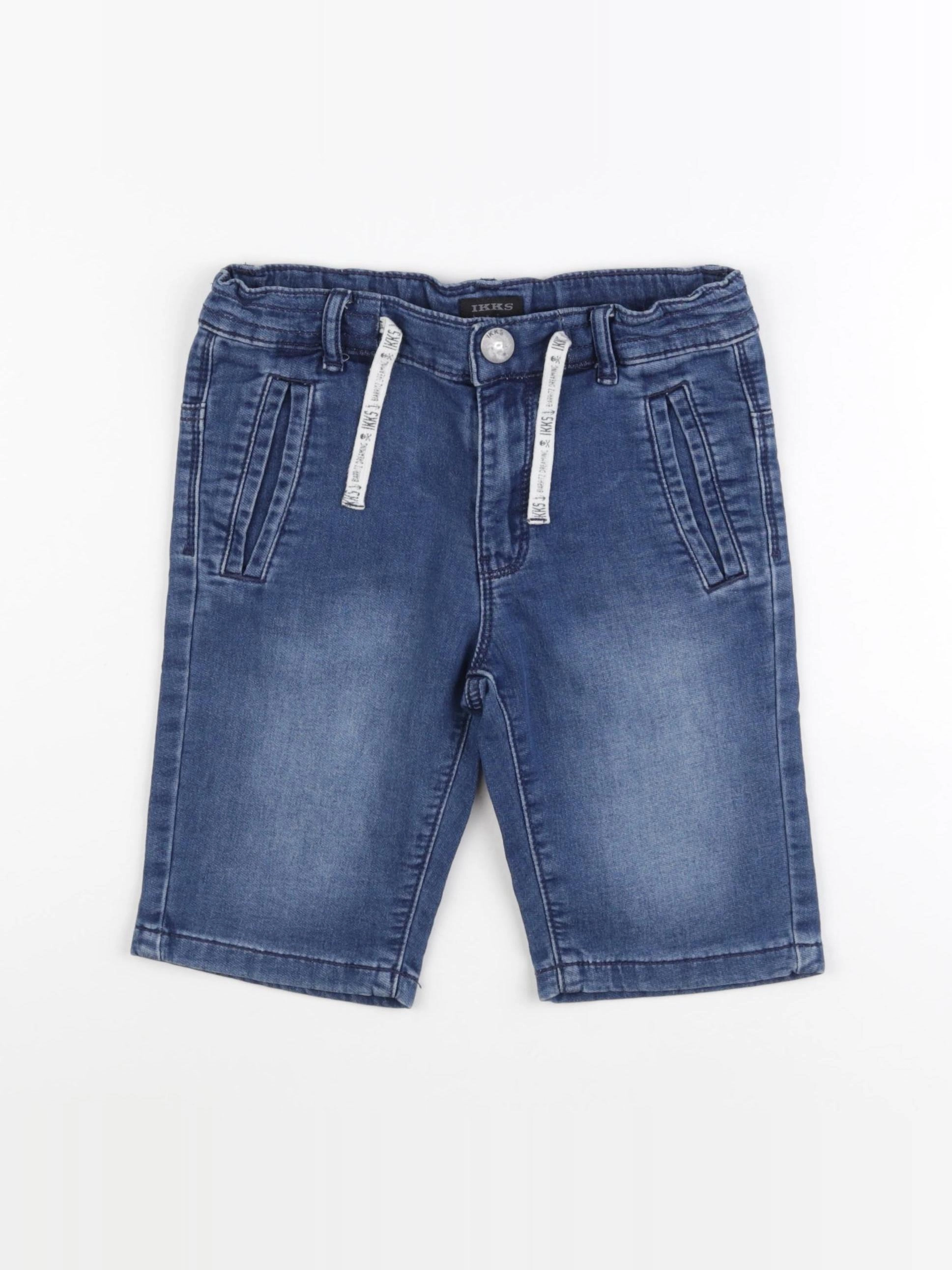 IKKS - short bleu - 8/9 ans
