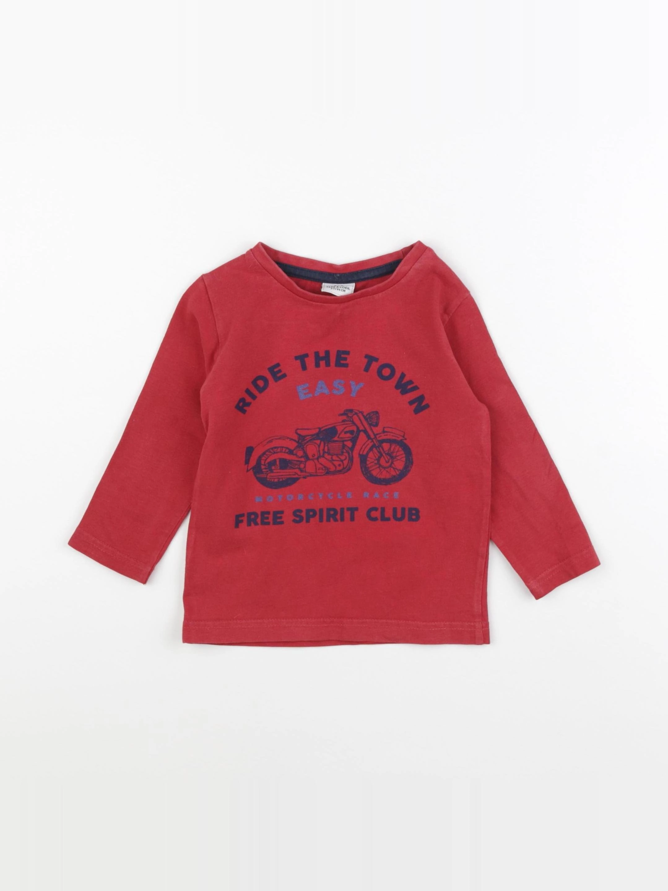 Tape à l'oeil - tee-shirt rouge - 2 ans