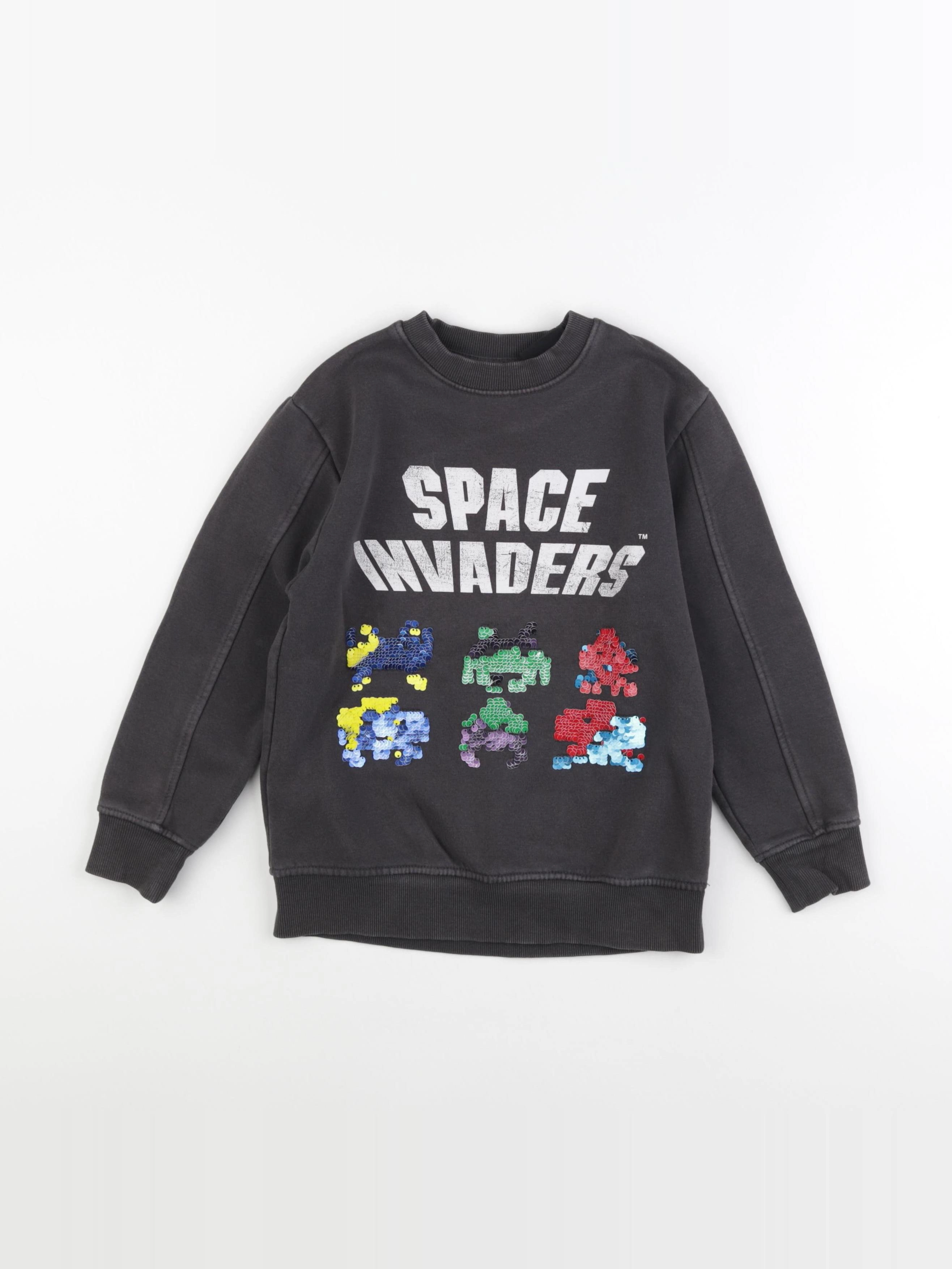 Zara - sweat gris - 7 ans