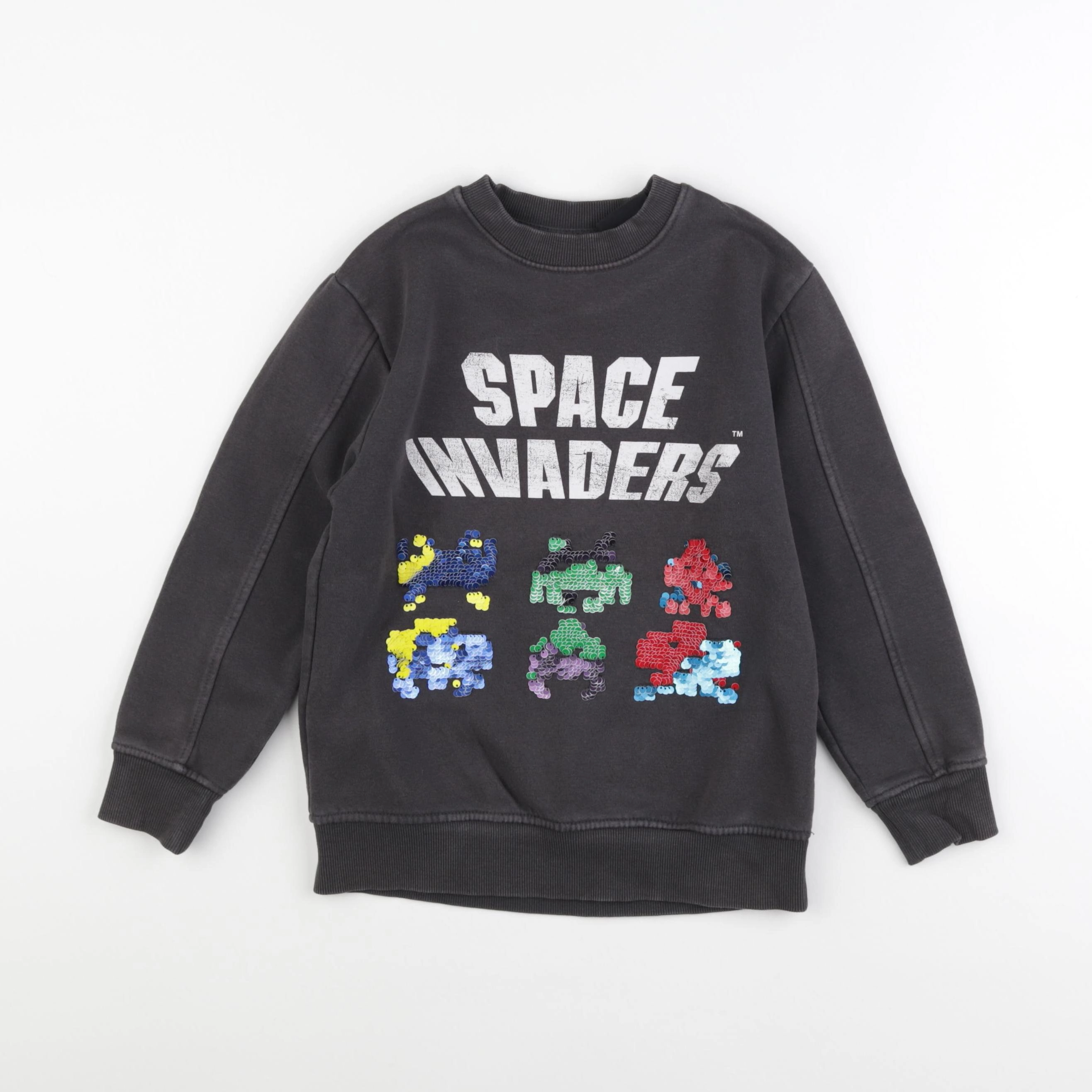 Zara - sweat gris - 7 ans
