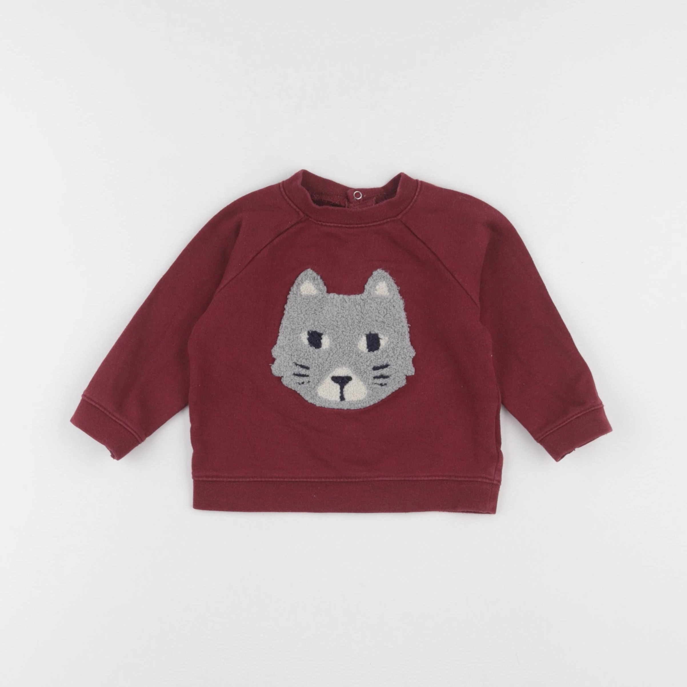 Boutchou - sweat rouge - 18 mois