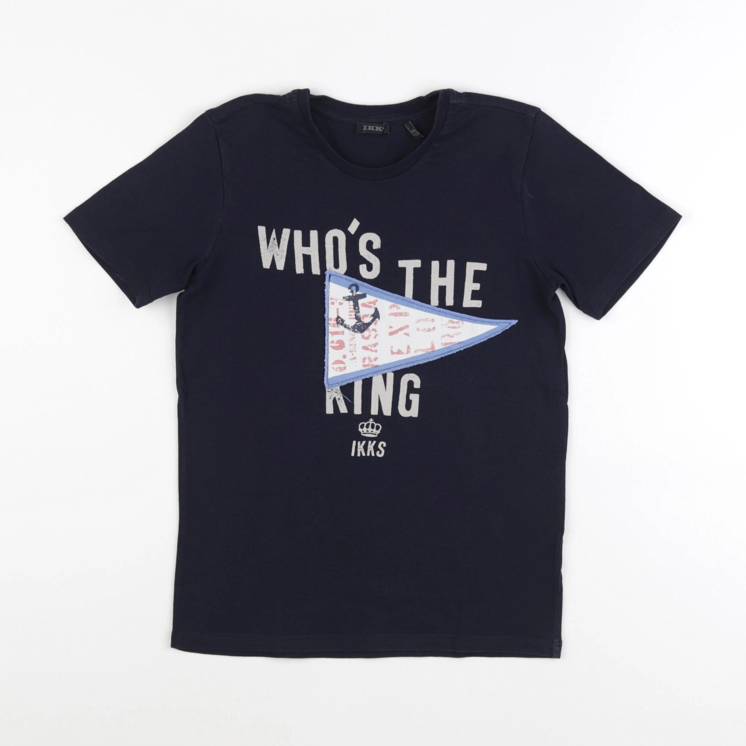 IKKS - tee-shirt bleu - 8 ans