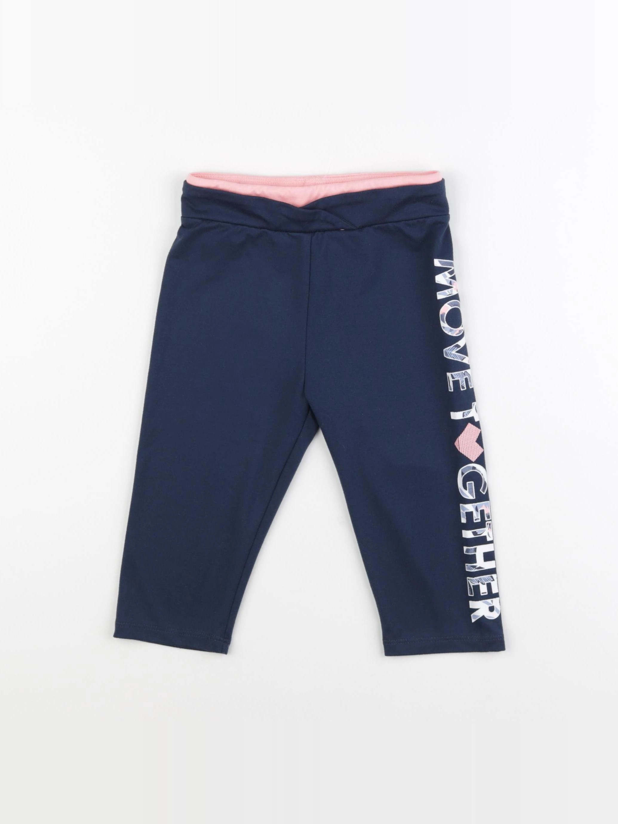 Vertbaudet - legging court bleu - 6 ans