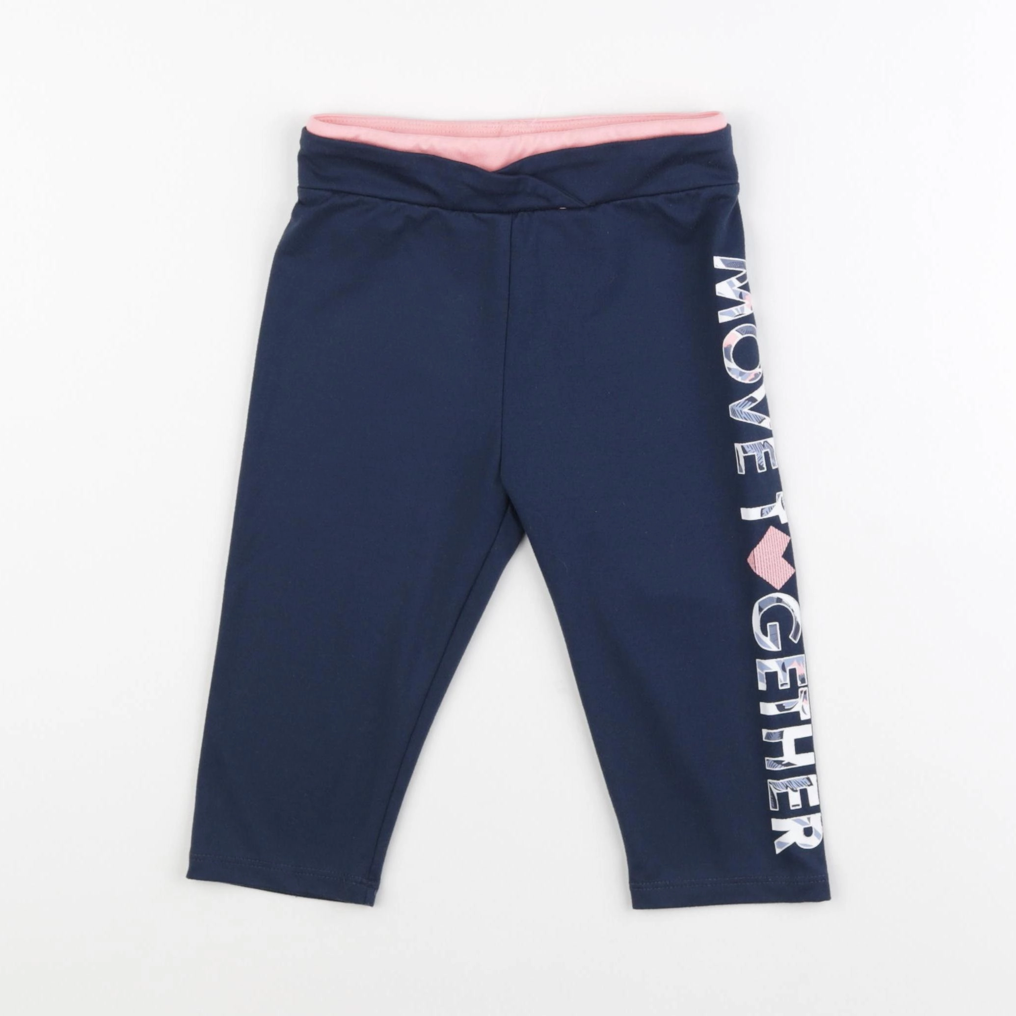 Vertbaudet - legging court bleu - 6 ans