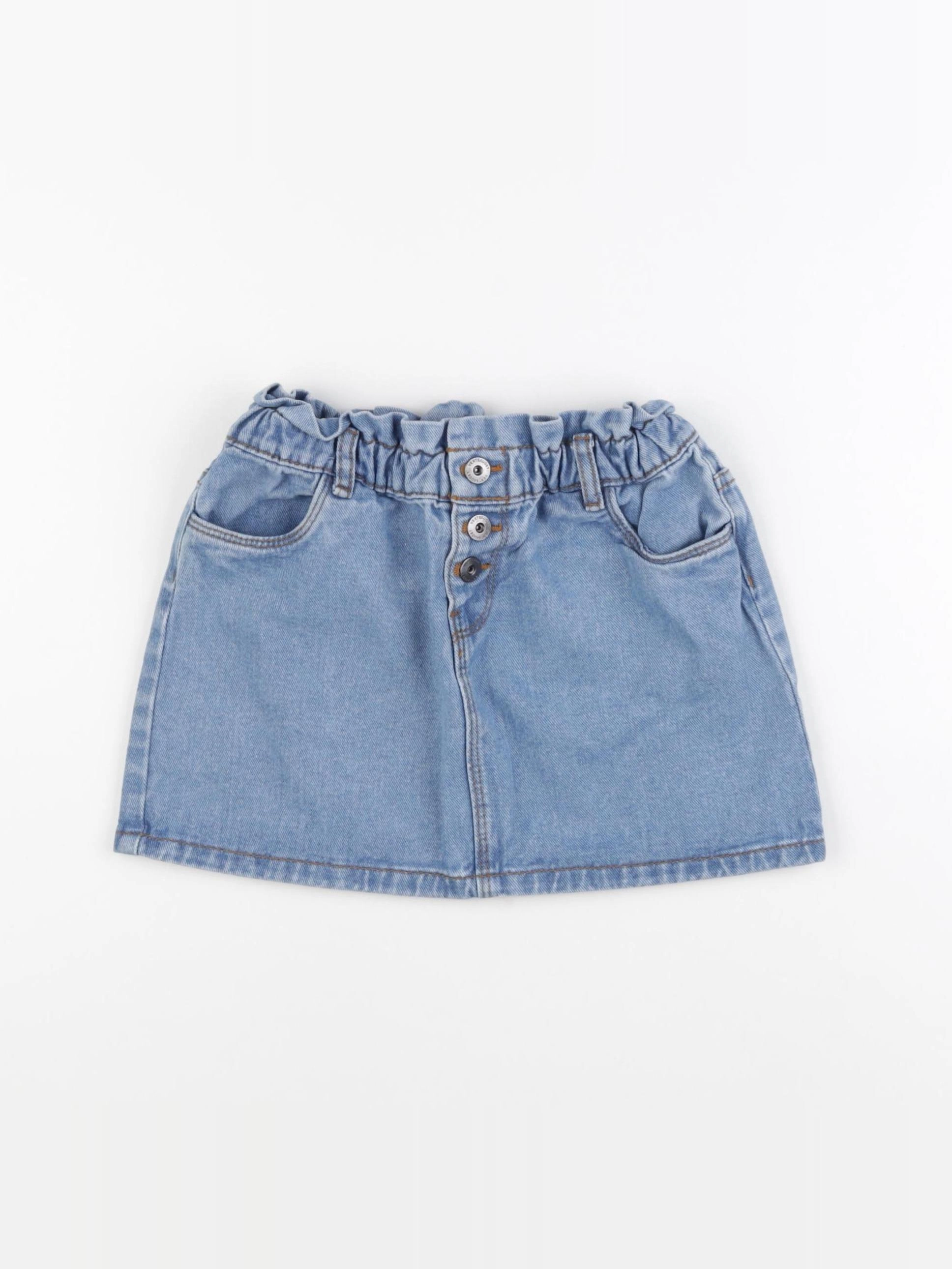 Vertbaudet - jupe bleu - 7 ans