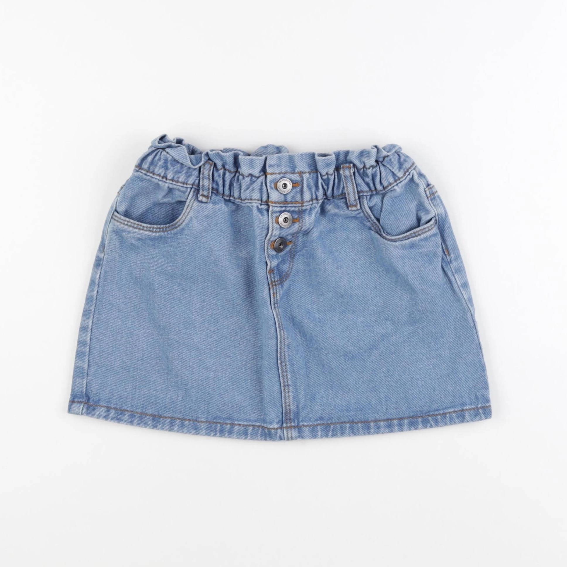 Vertbaudet - jupe bleu - 7 ans