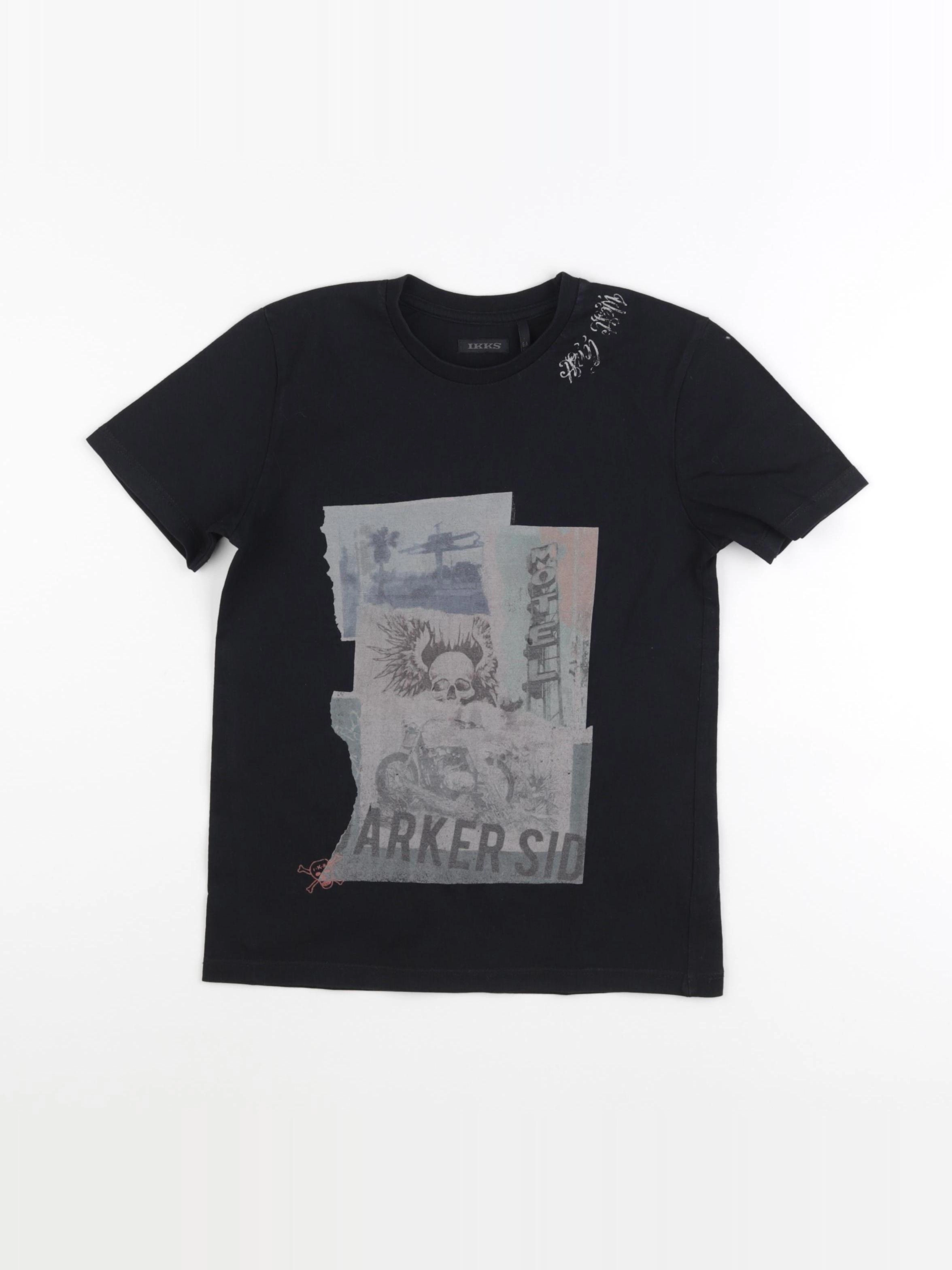 IKKS - tee-shirt noir - 6 ans