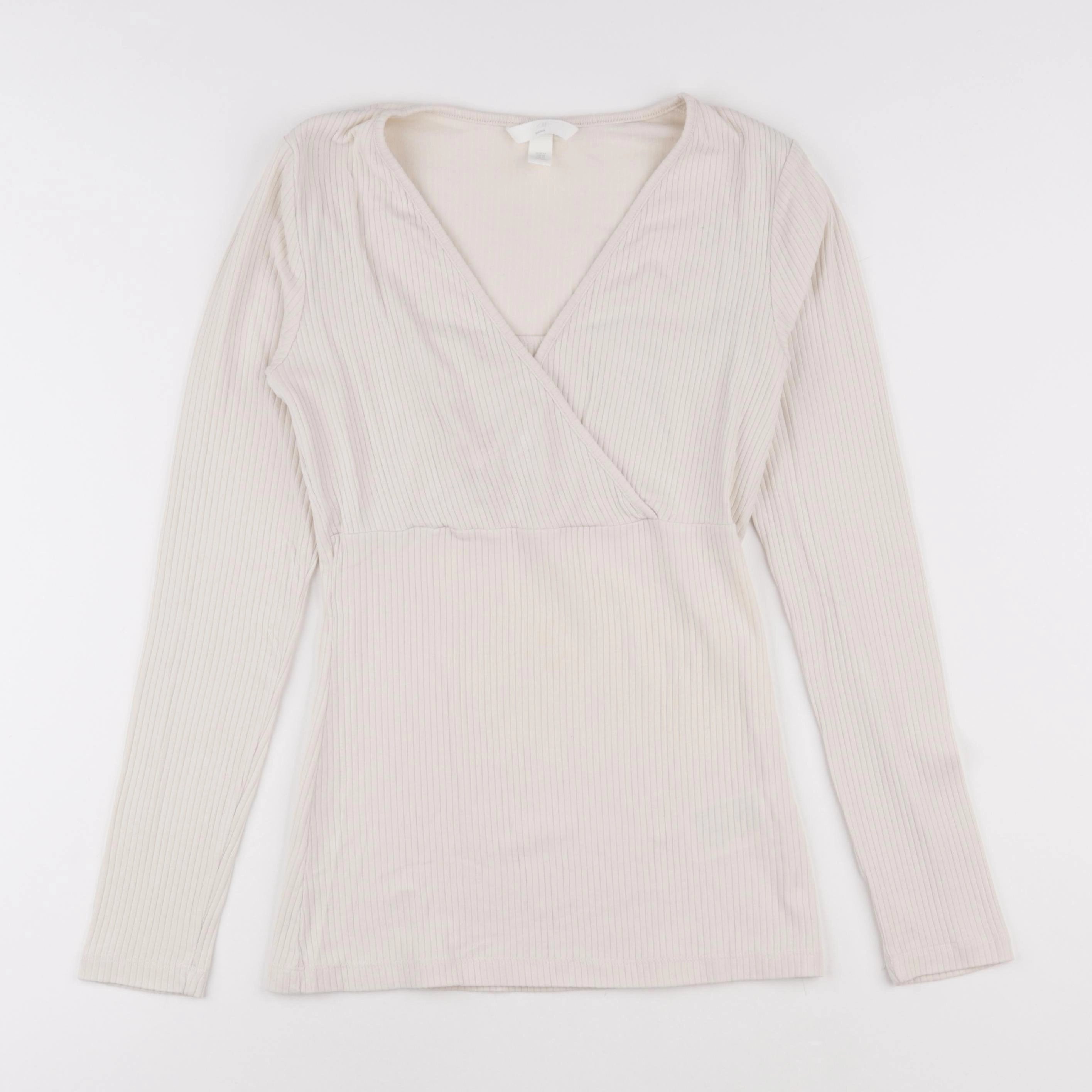 H&M - tee-shirt grossesse, allaitement blanc - 40 à 42