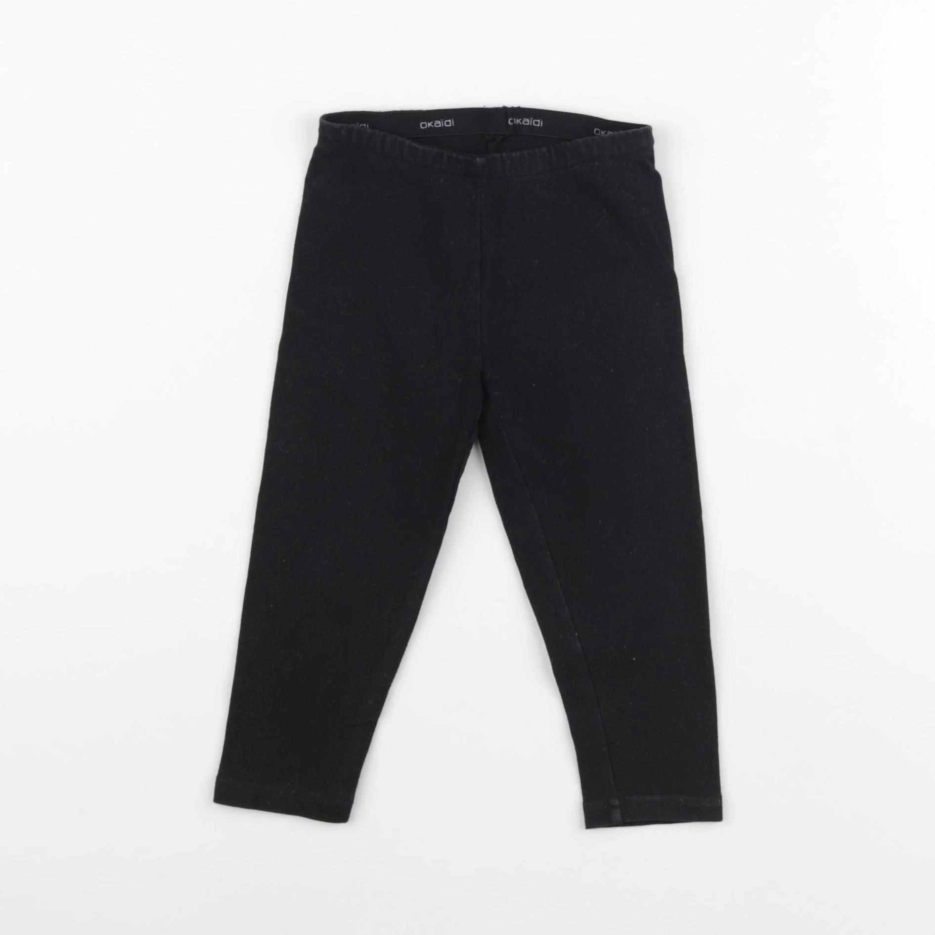 Okaidi - legging noir - 3 ans