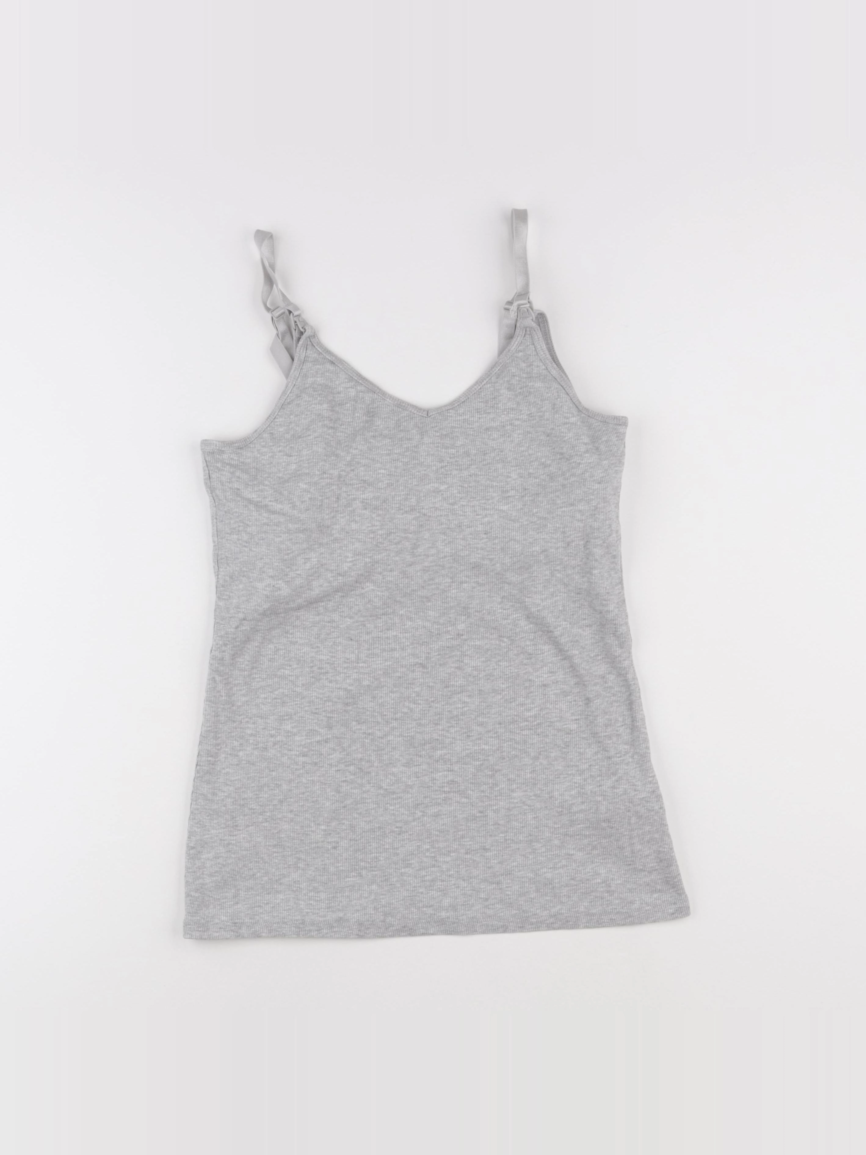 H&M - débardeur grossesse, allaitement gris - 38 à 40