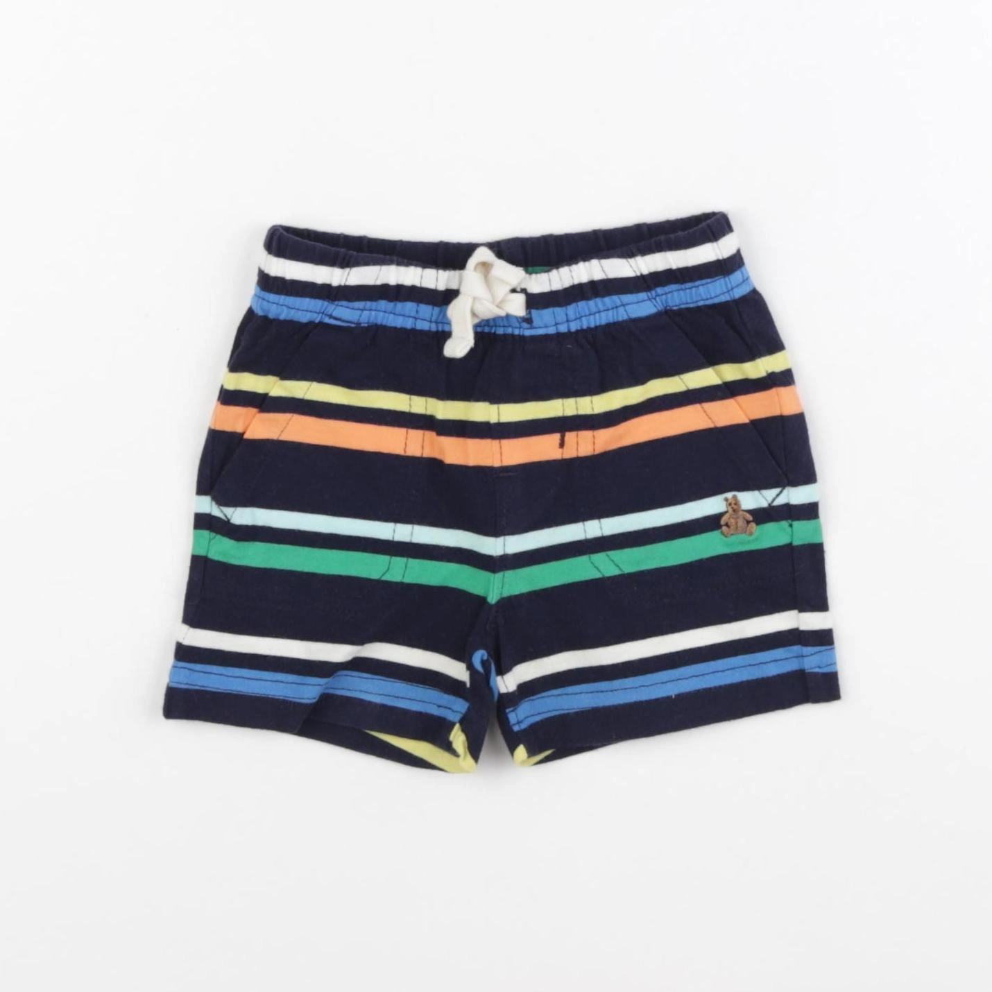 GAP - short bleu - 3/6 mois