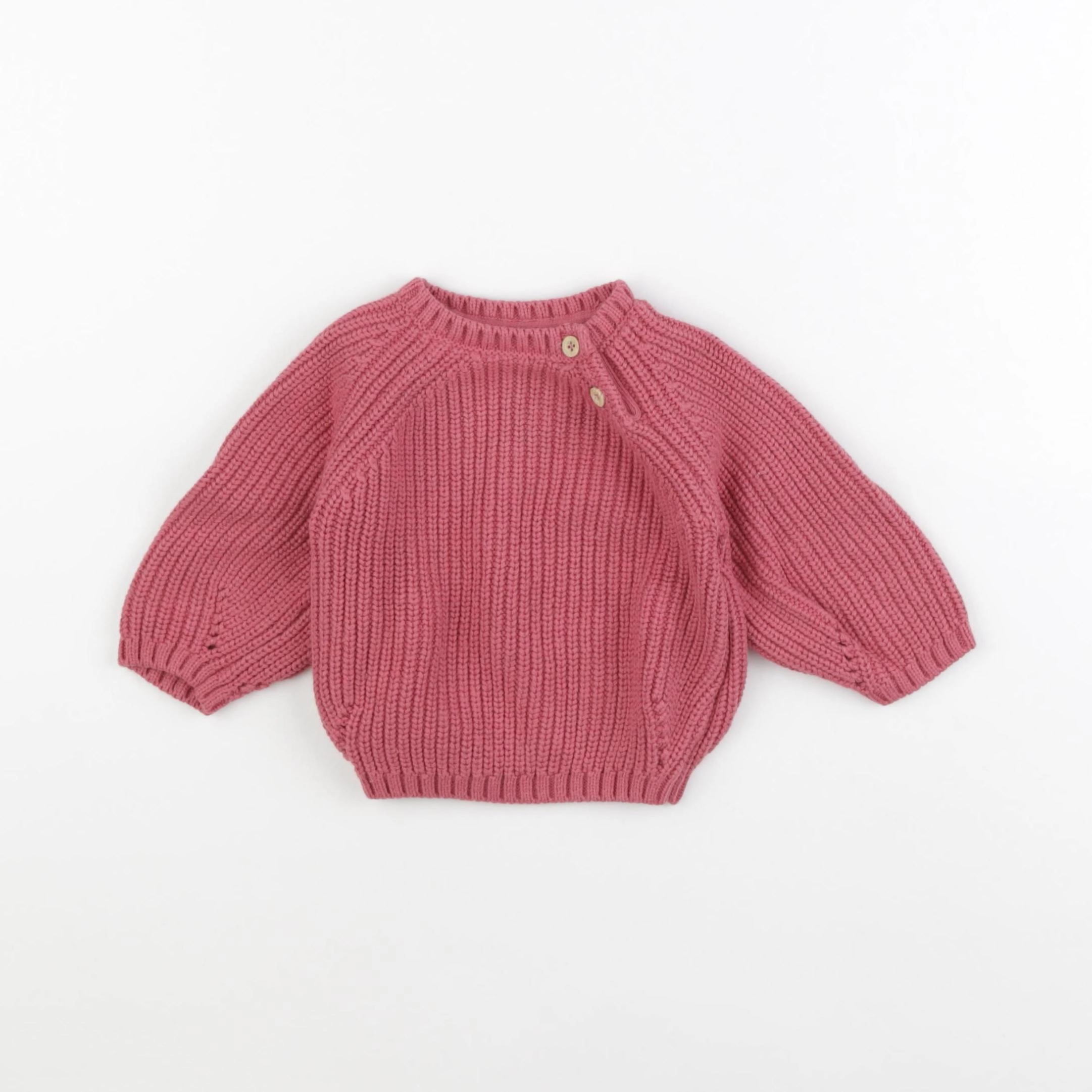 Cadet Rousselle - pull rose - 6 mois