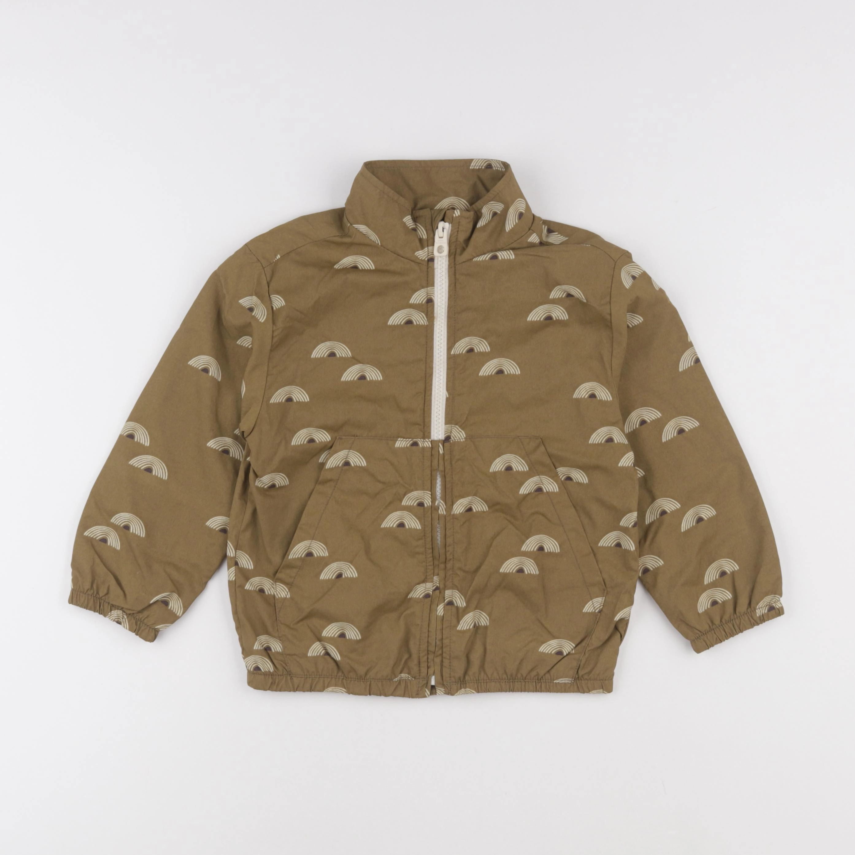Zara - imperméable vert - 2/3 ans
