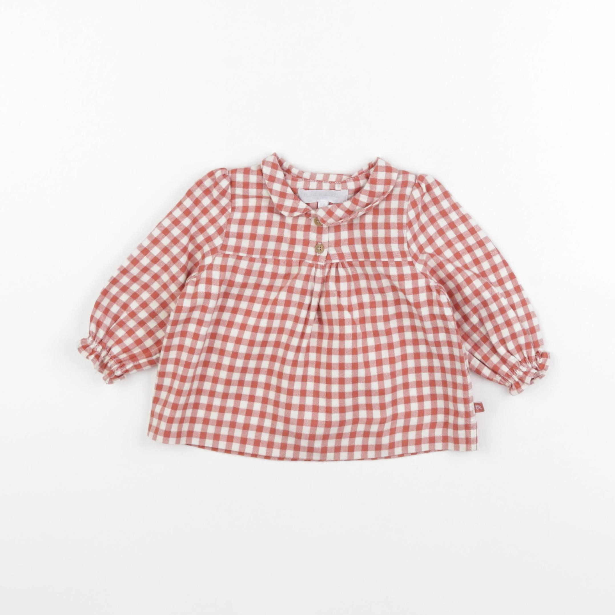 Cadet Rousselle - blouse rose, or - 6 mois