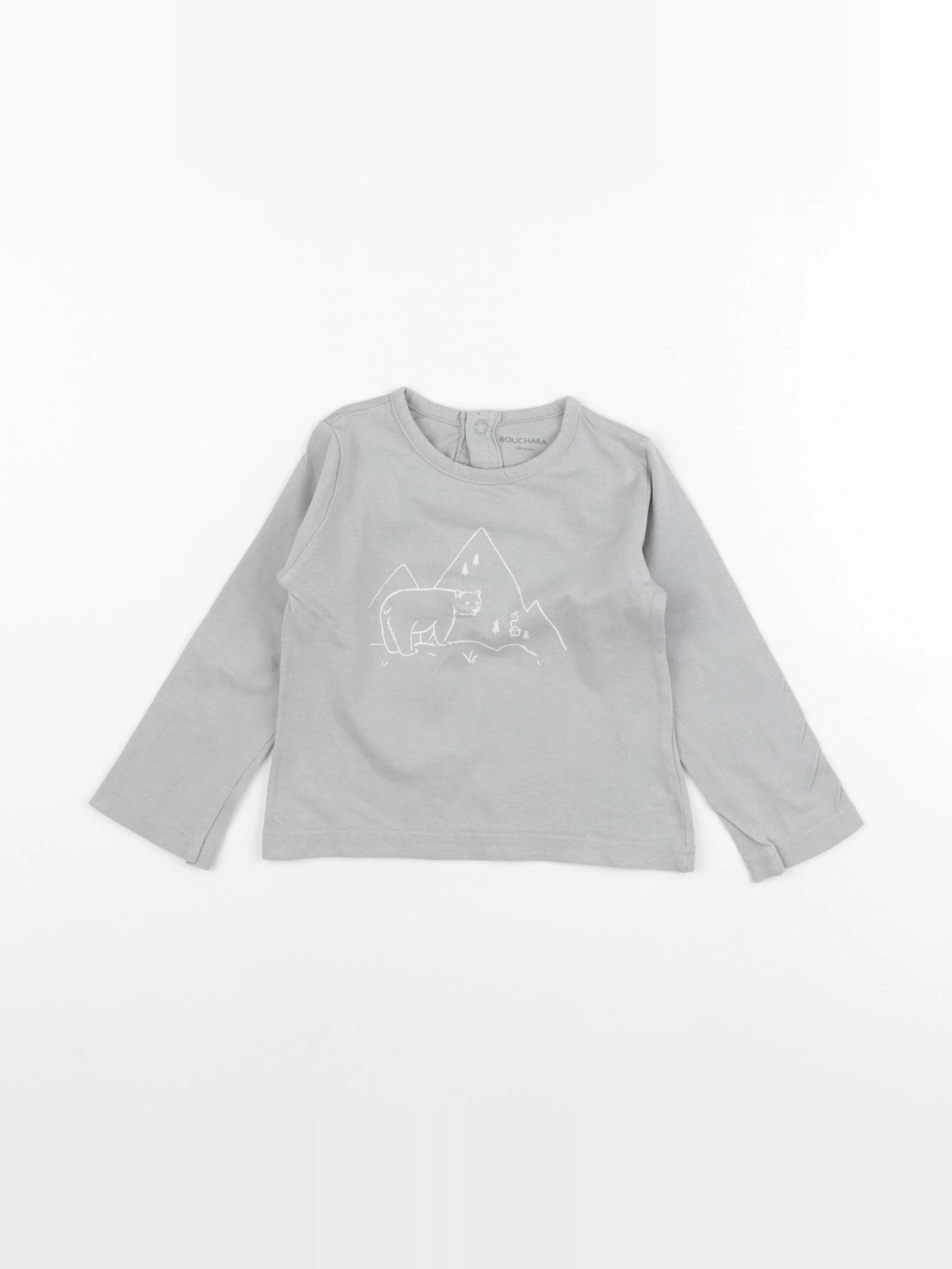 Bouchara - tee-shirt vert - 18 mois