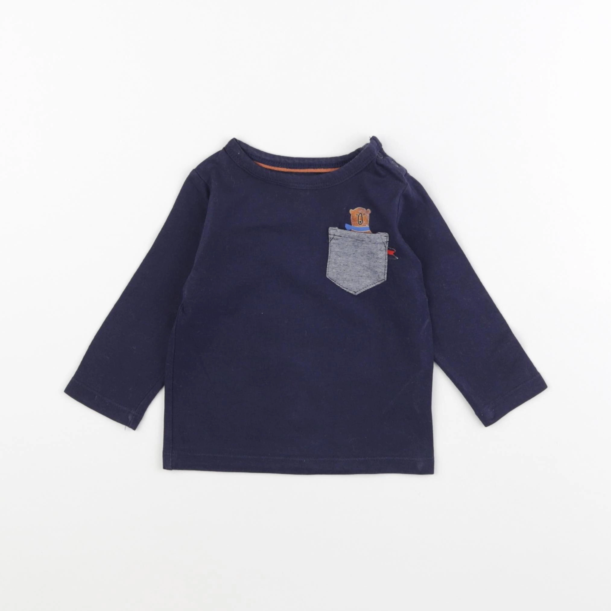 Cadet Rousselle - tee-shirt bleu - 6 mois