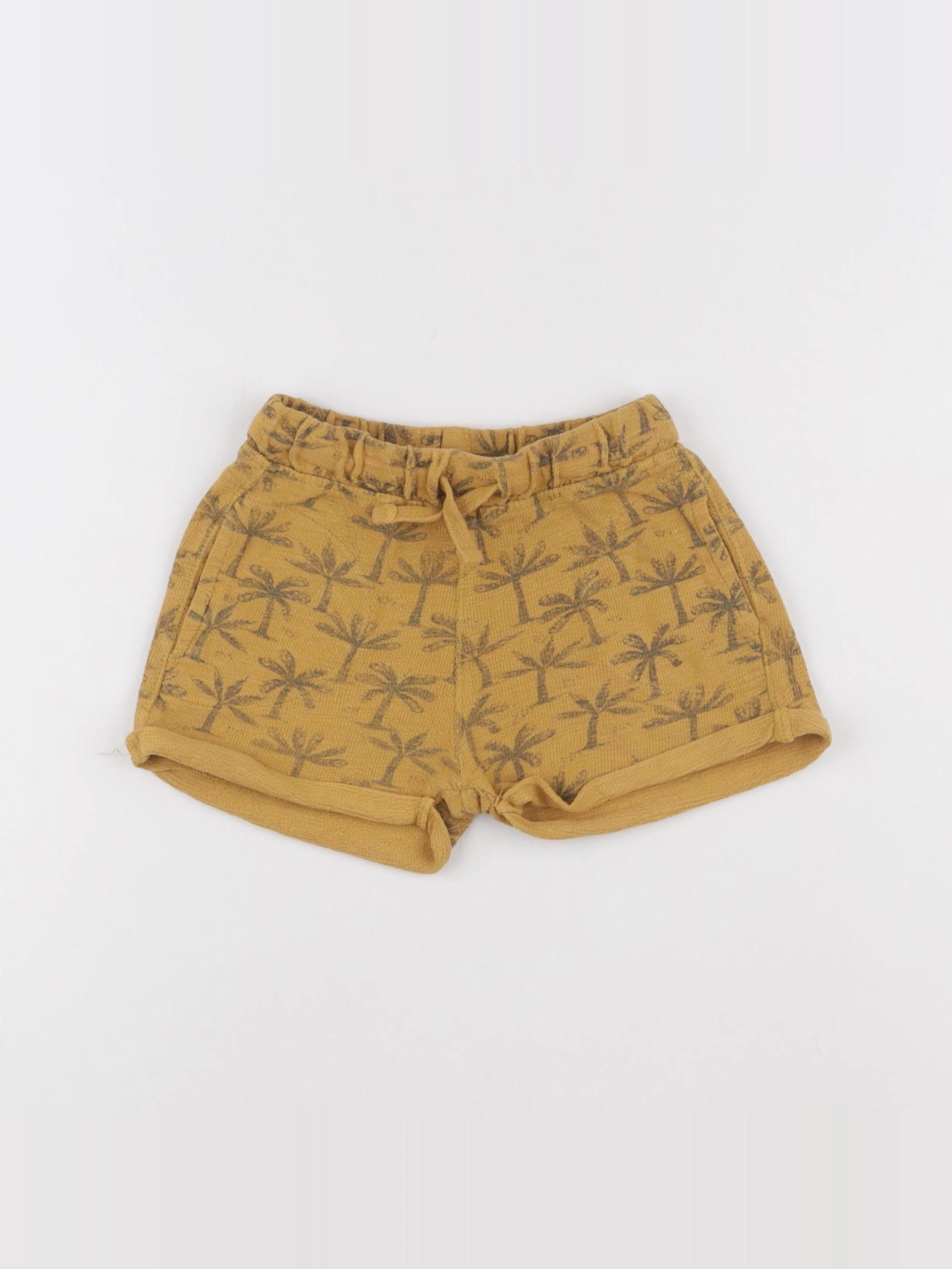 Zara - short jaune - 18/24 mois