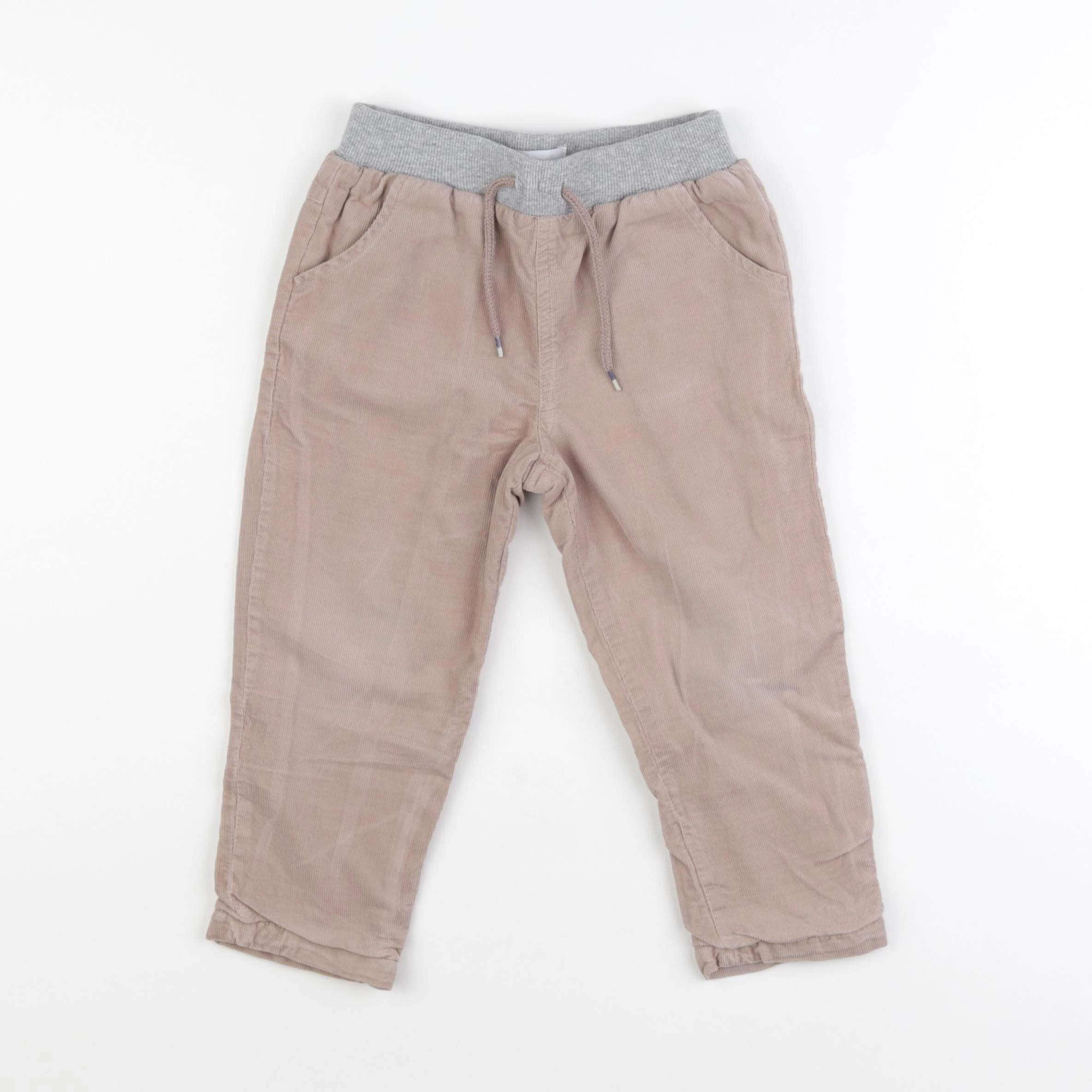 Cadet Rousselle - pantalon doublé marron - 36 mois