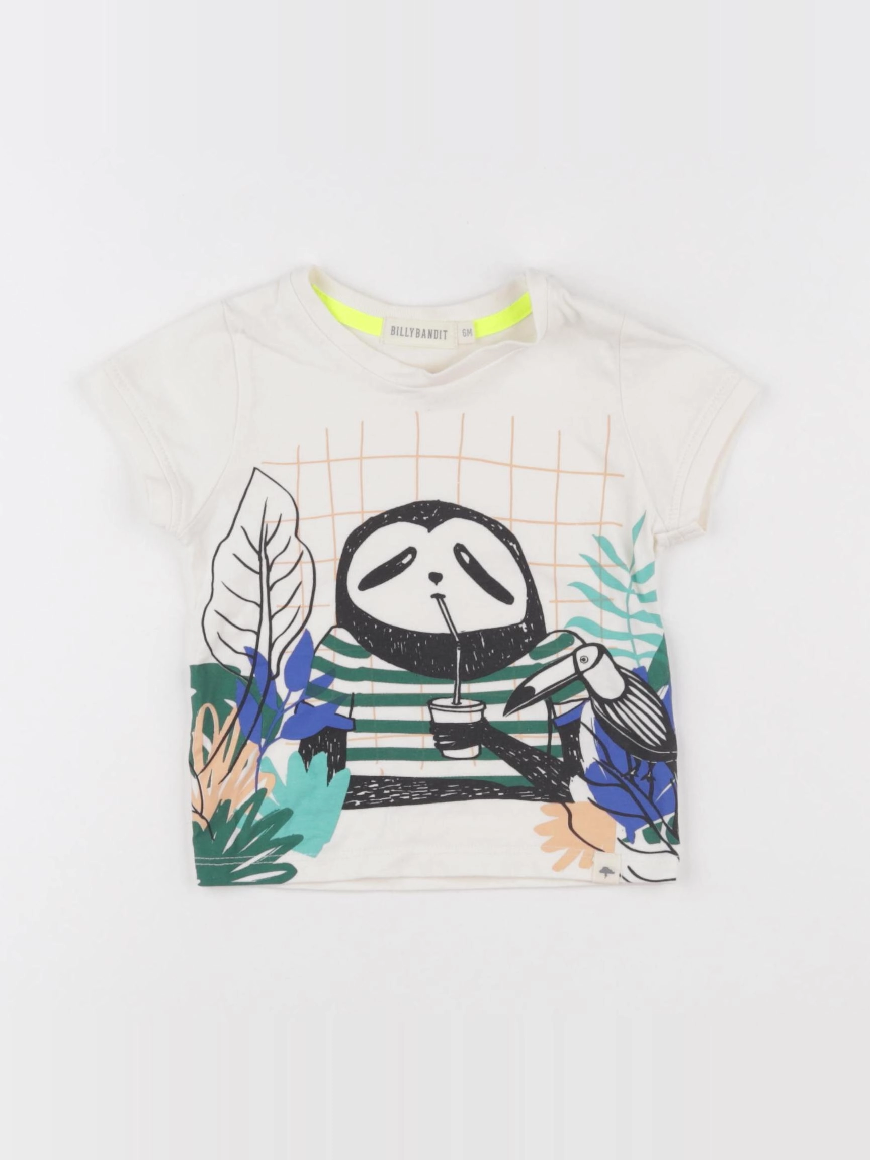 Billy Bandit - tee-shirt multicolore - 6 mois