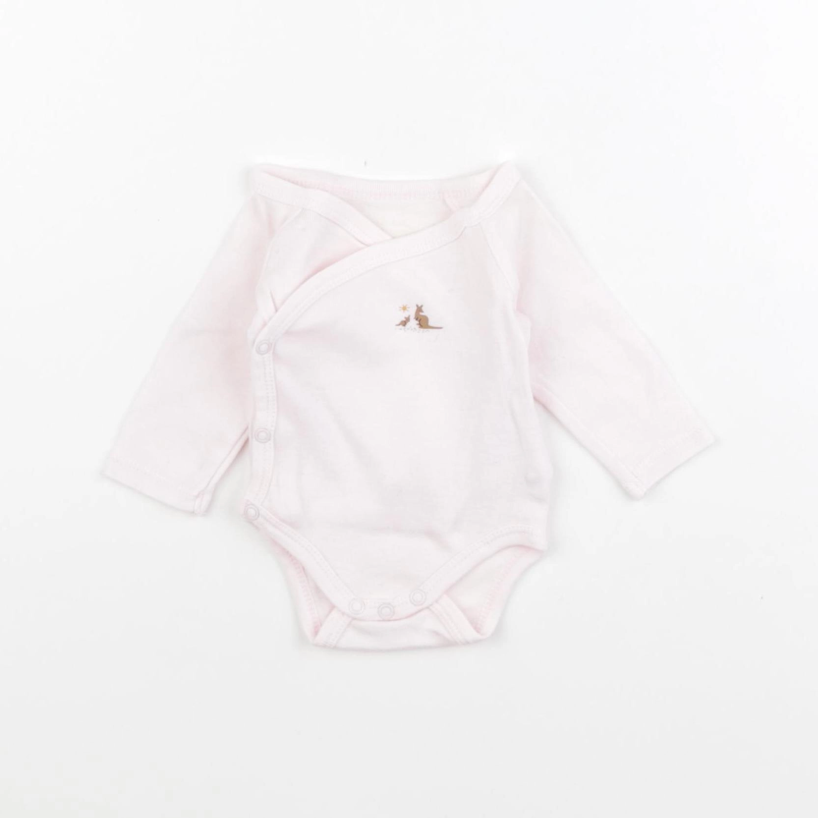 Cadet Rousselle - body rose - 0 mois