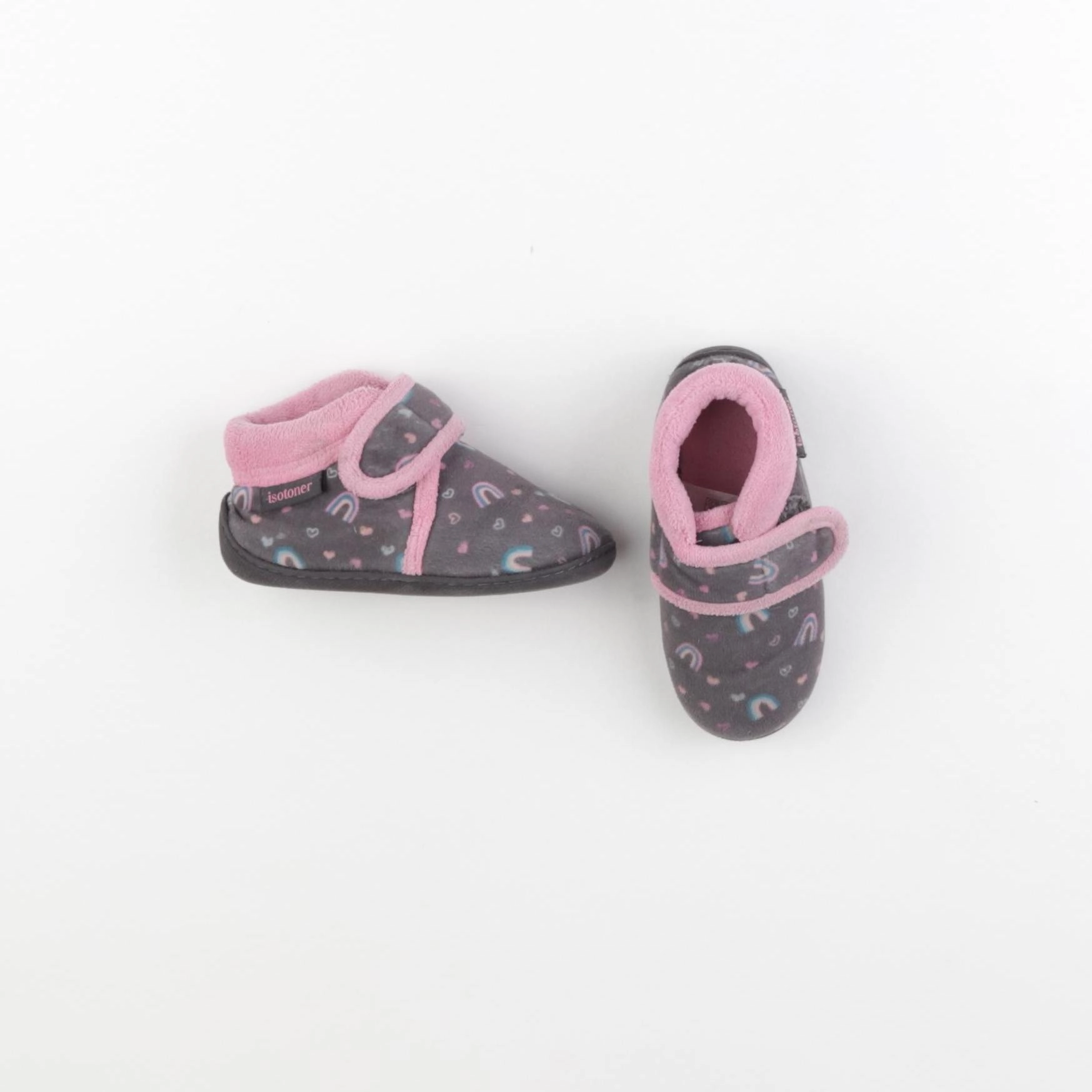 Isotoner - chaussons gris - pointure 25