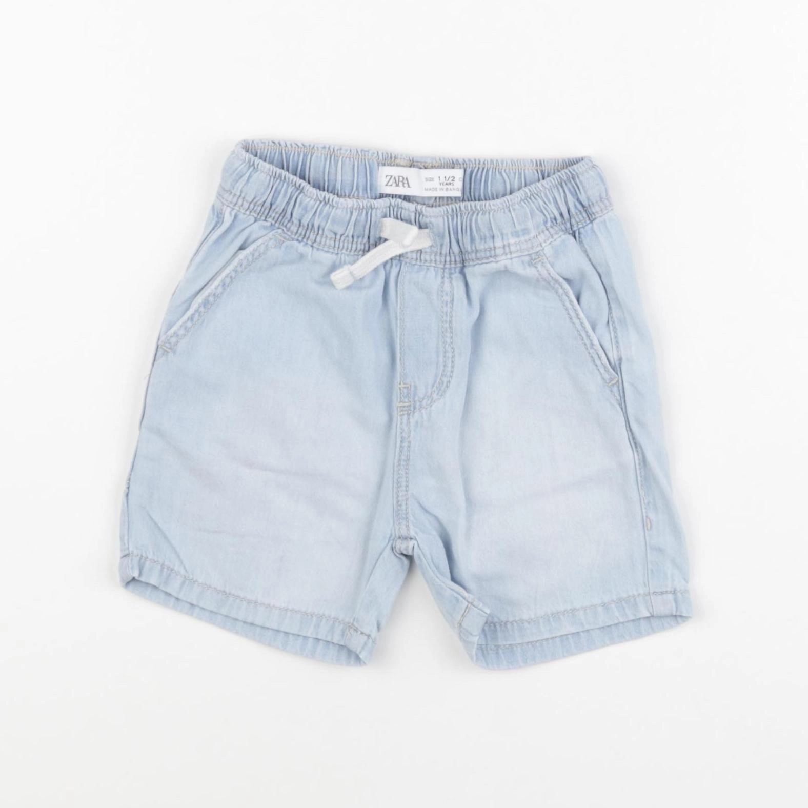 Zara - short bleu - 1 an à 2 ans