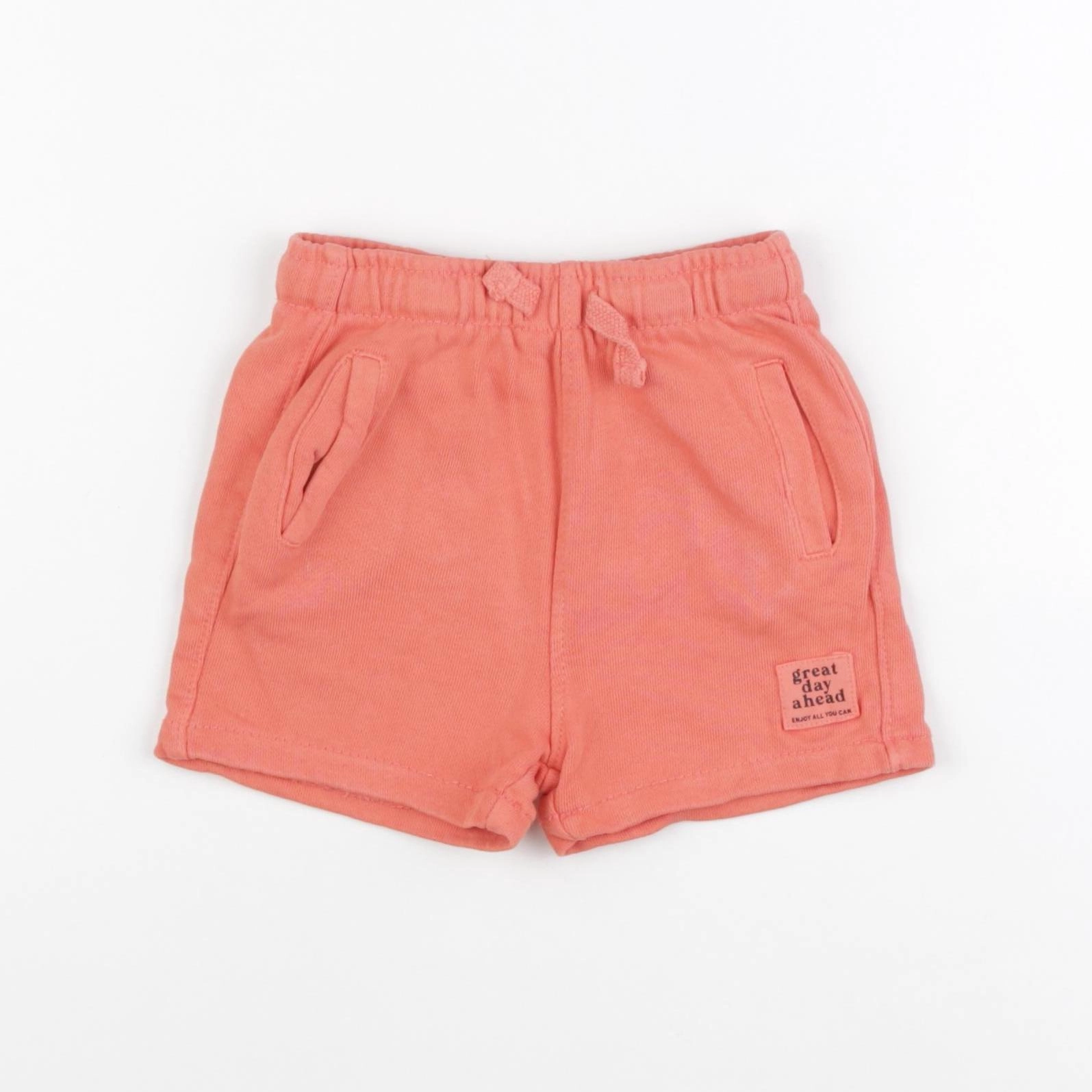 Zara - short orange - 1 an à 2 ans