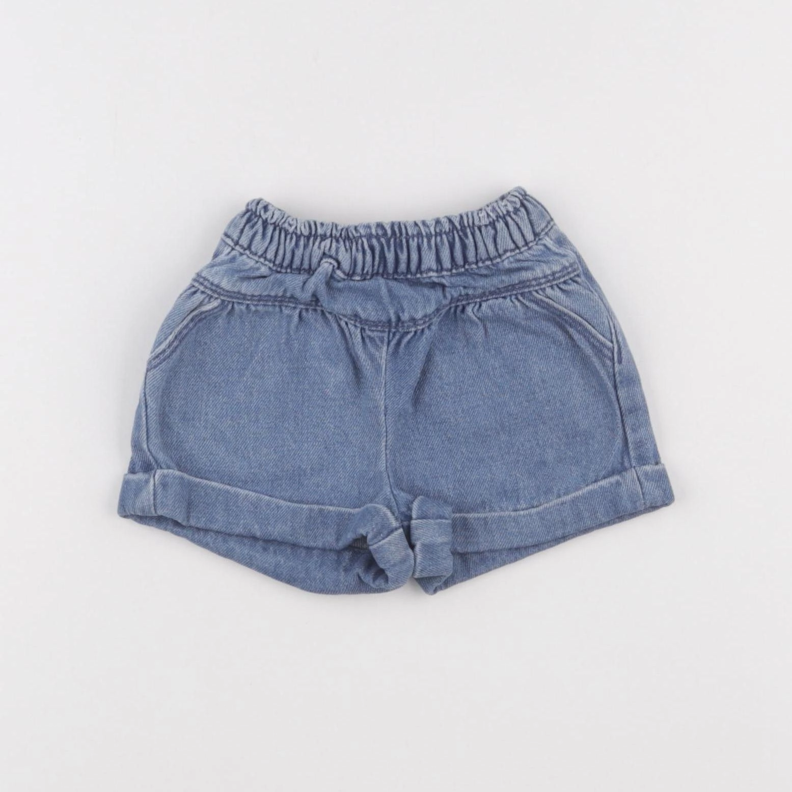 Vertbaudet - short bleu - 3 mois