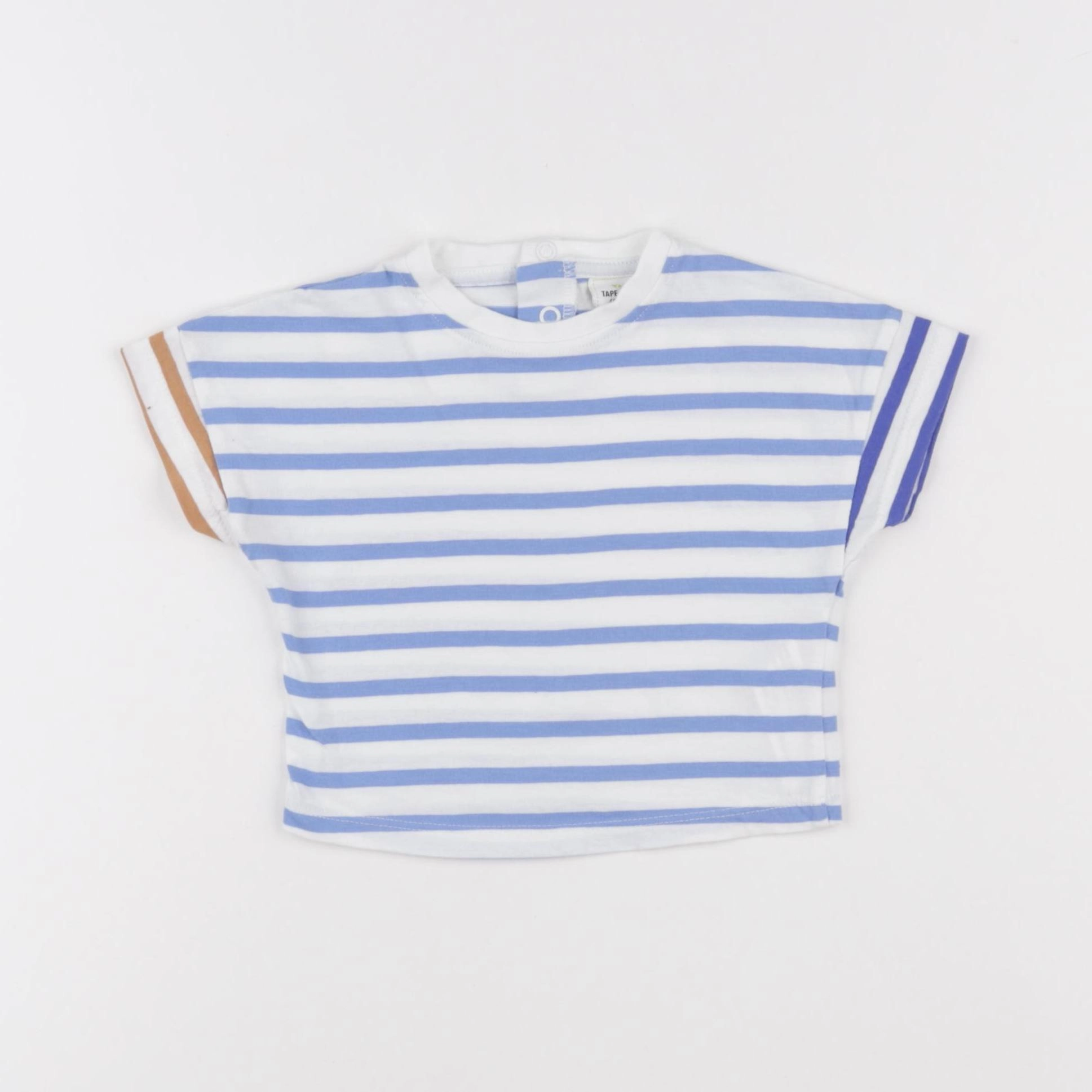 Tape à l'oeil - tee-shirt bleu - 6 mois