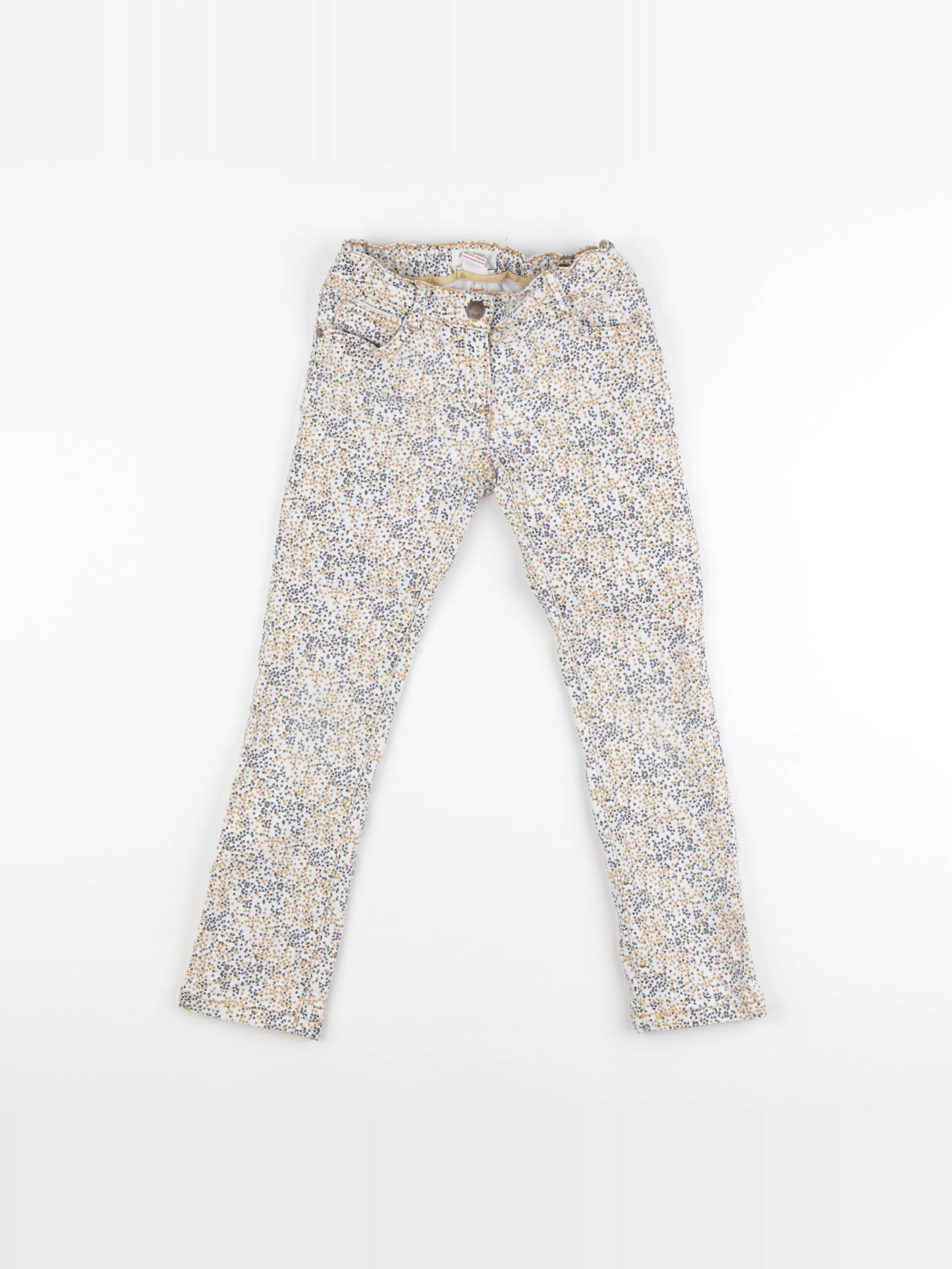 Cyrillus - pantalon jaune - 7 ans