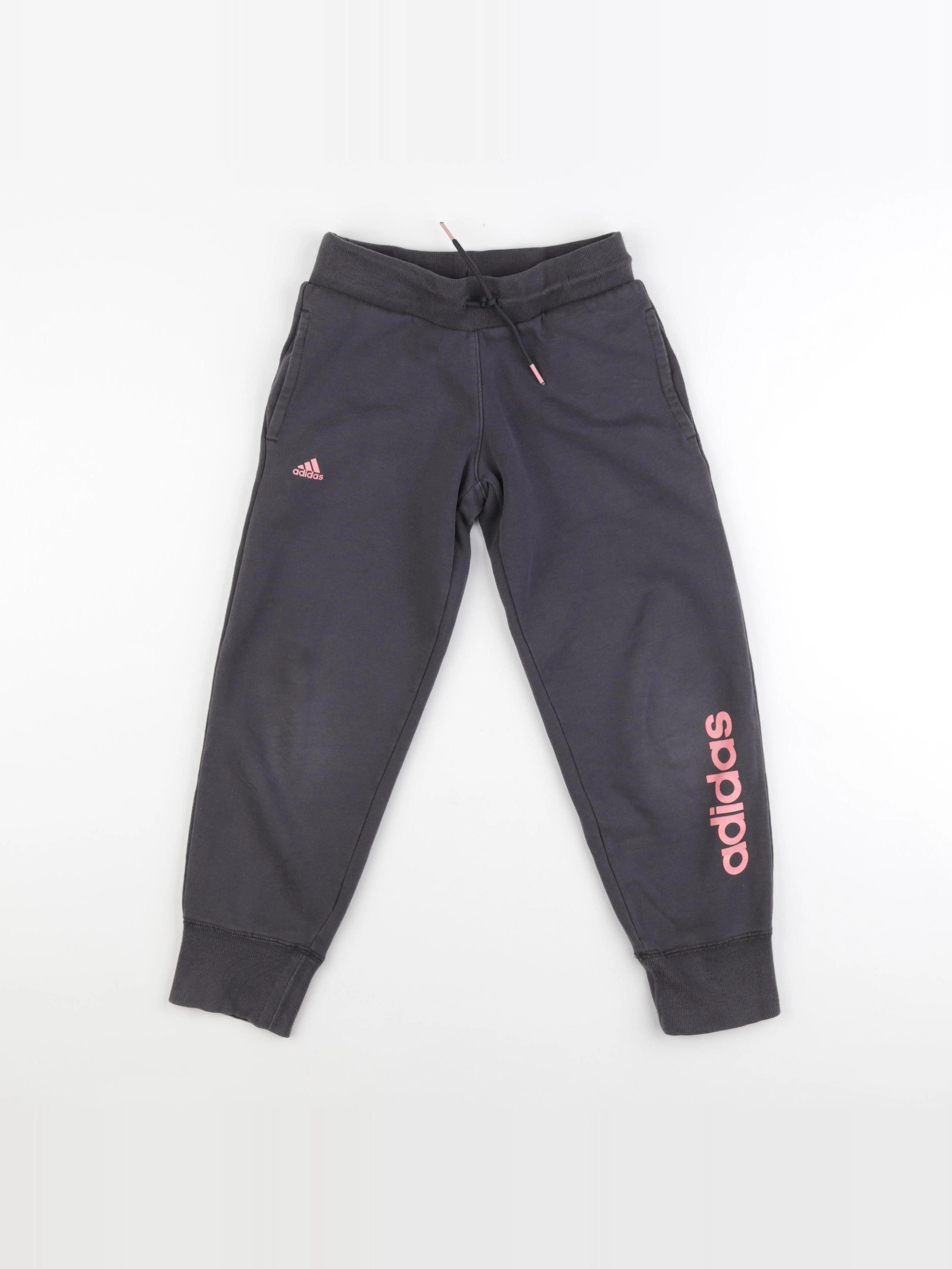 Adidas - jogging gris - 7/8 ans