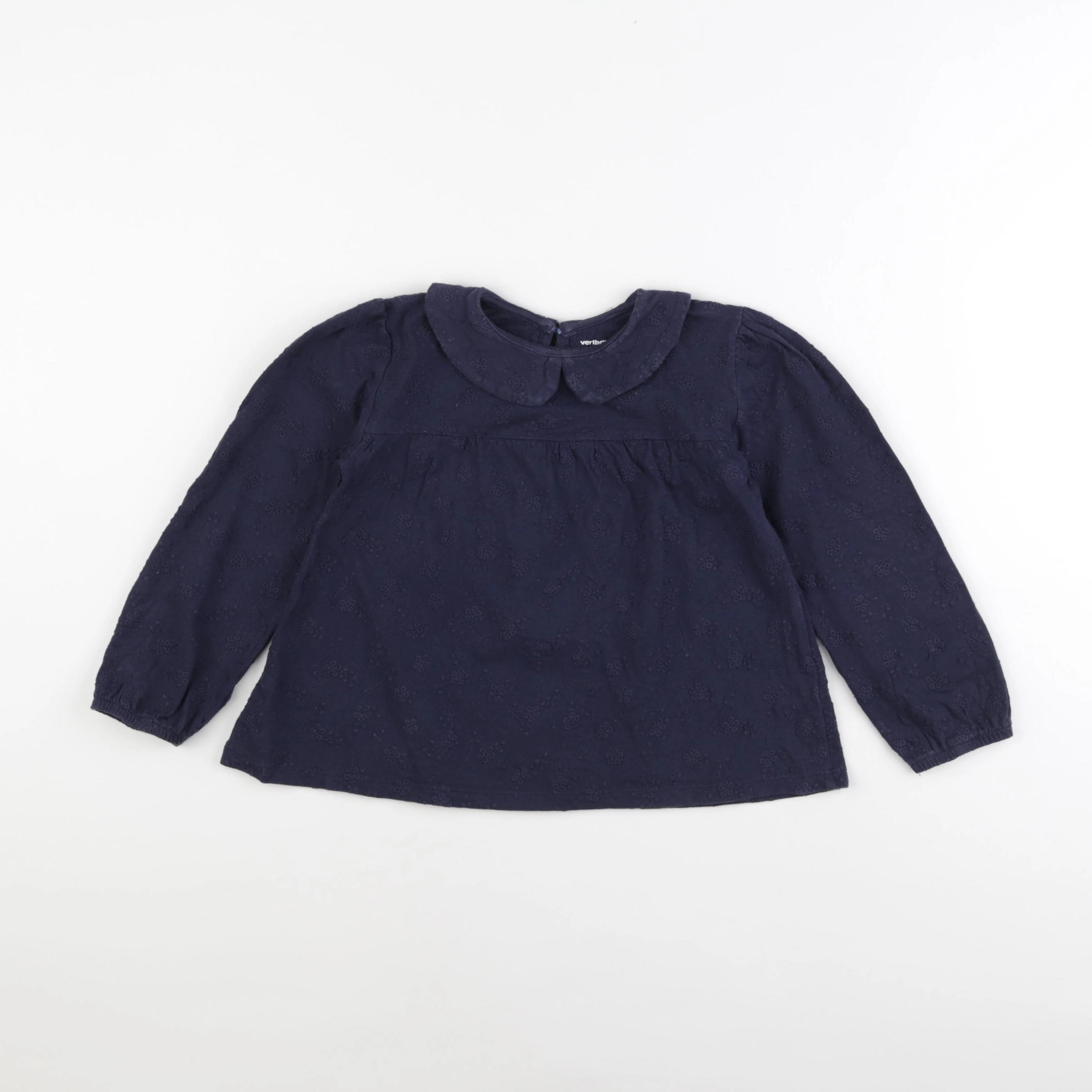 Vertbaudet - tee-shirt bleu - 8 ans