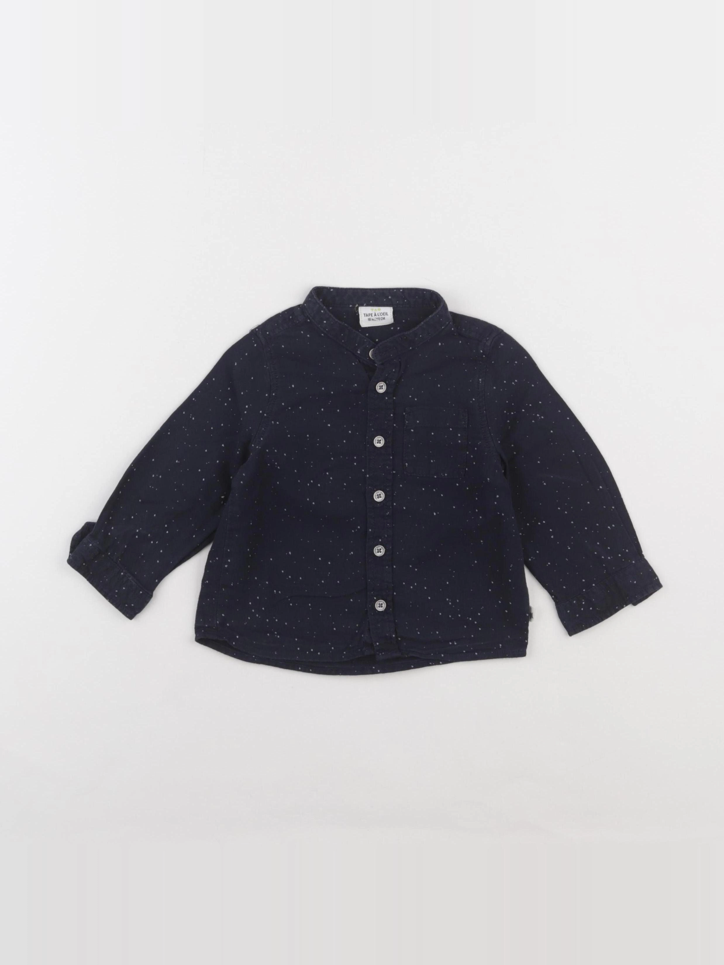 Tape à l'oeil - chemise bleu - 18 mois
