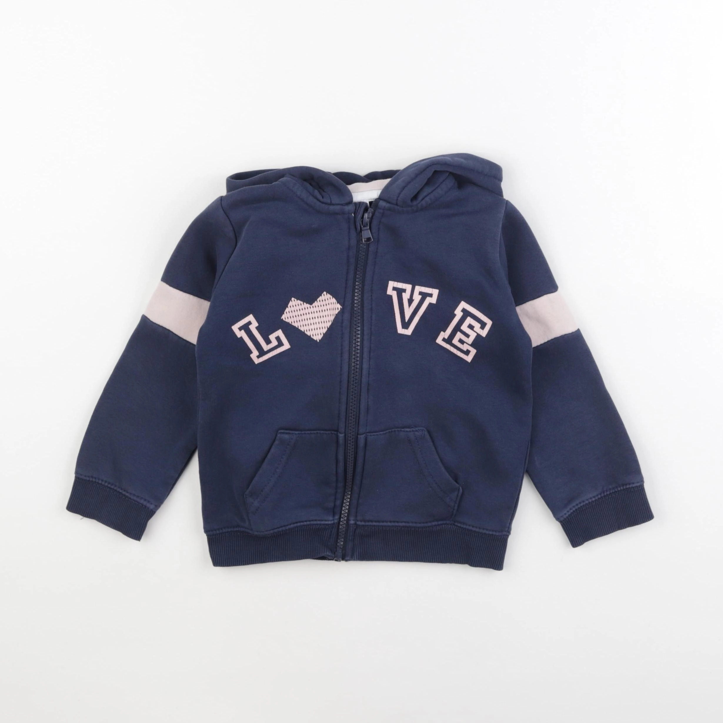 Vertbaudet - sweat bleu - 4 ans