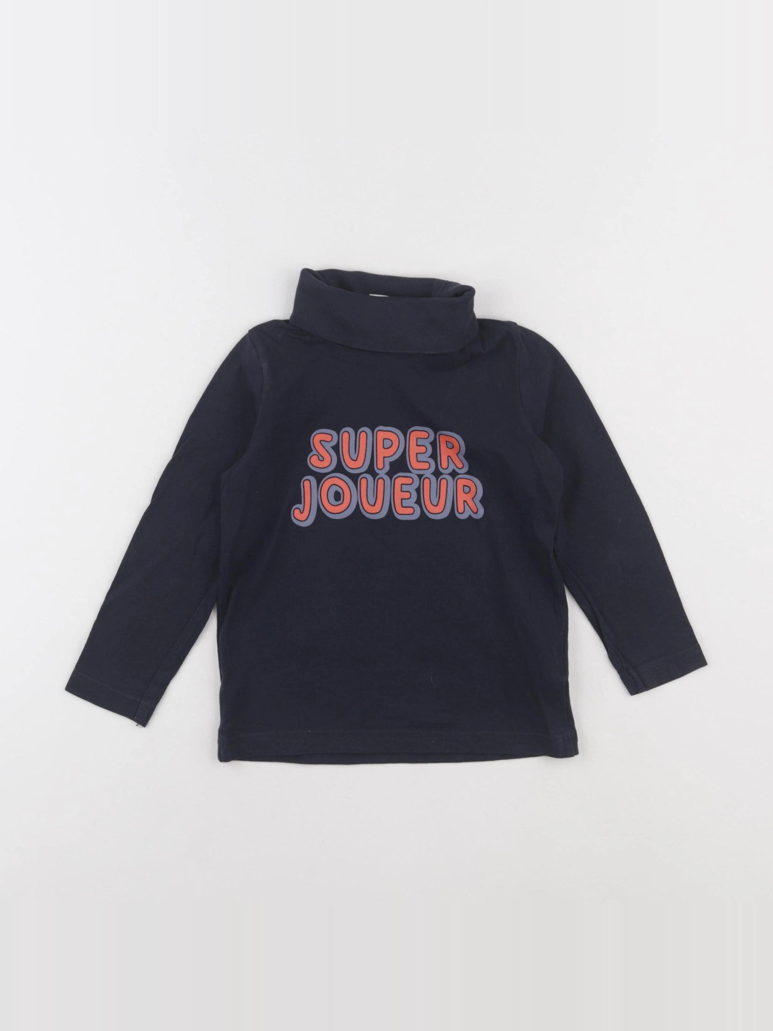 Tape à l'oeil - sous-pull bleu - 3 ans