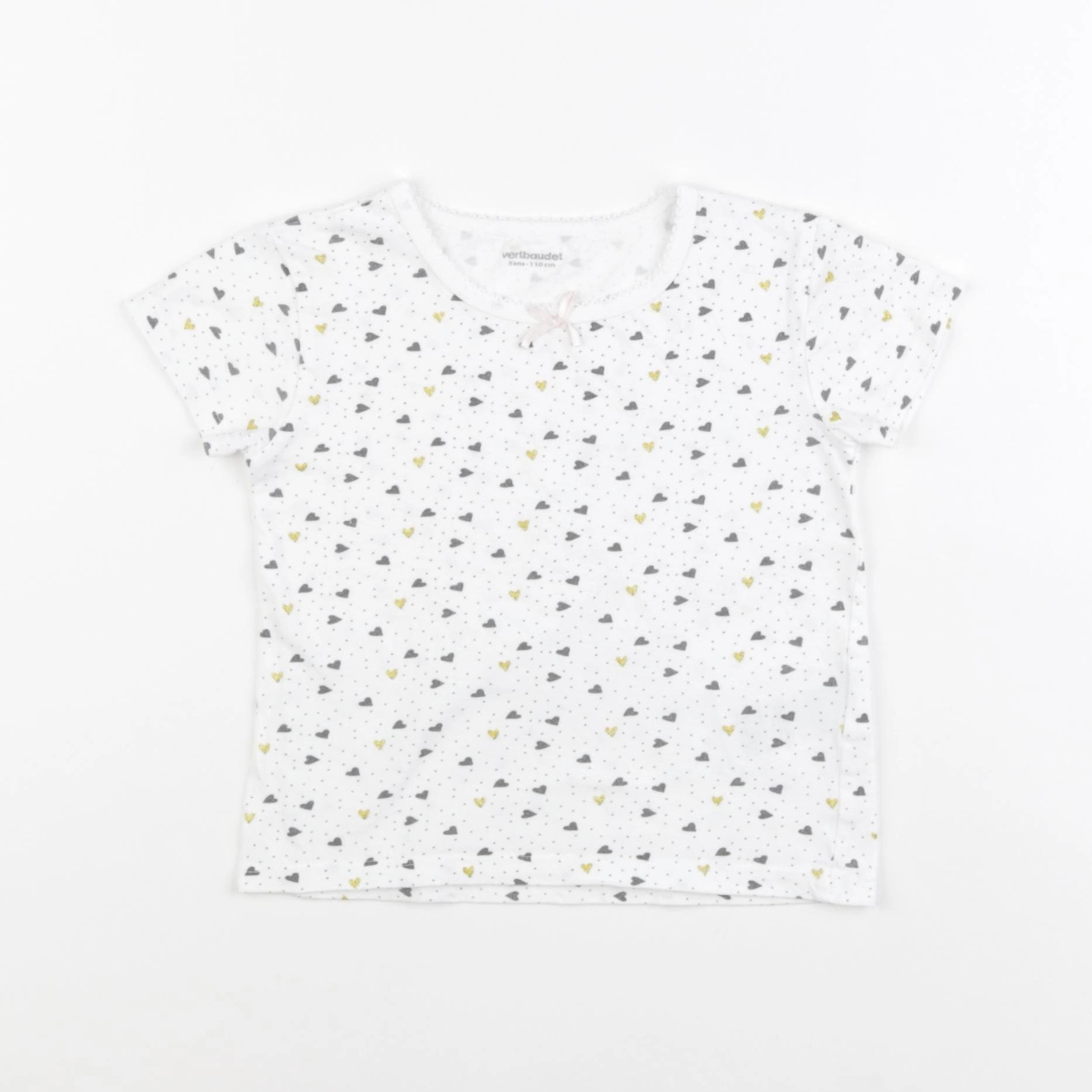 Vertbaudet - maillot de corps blanc - 5 ans