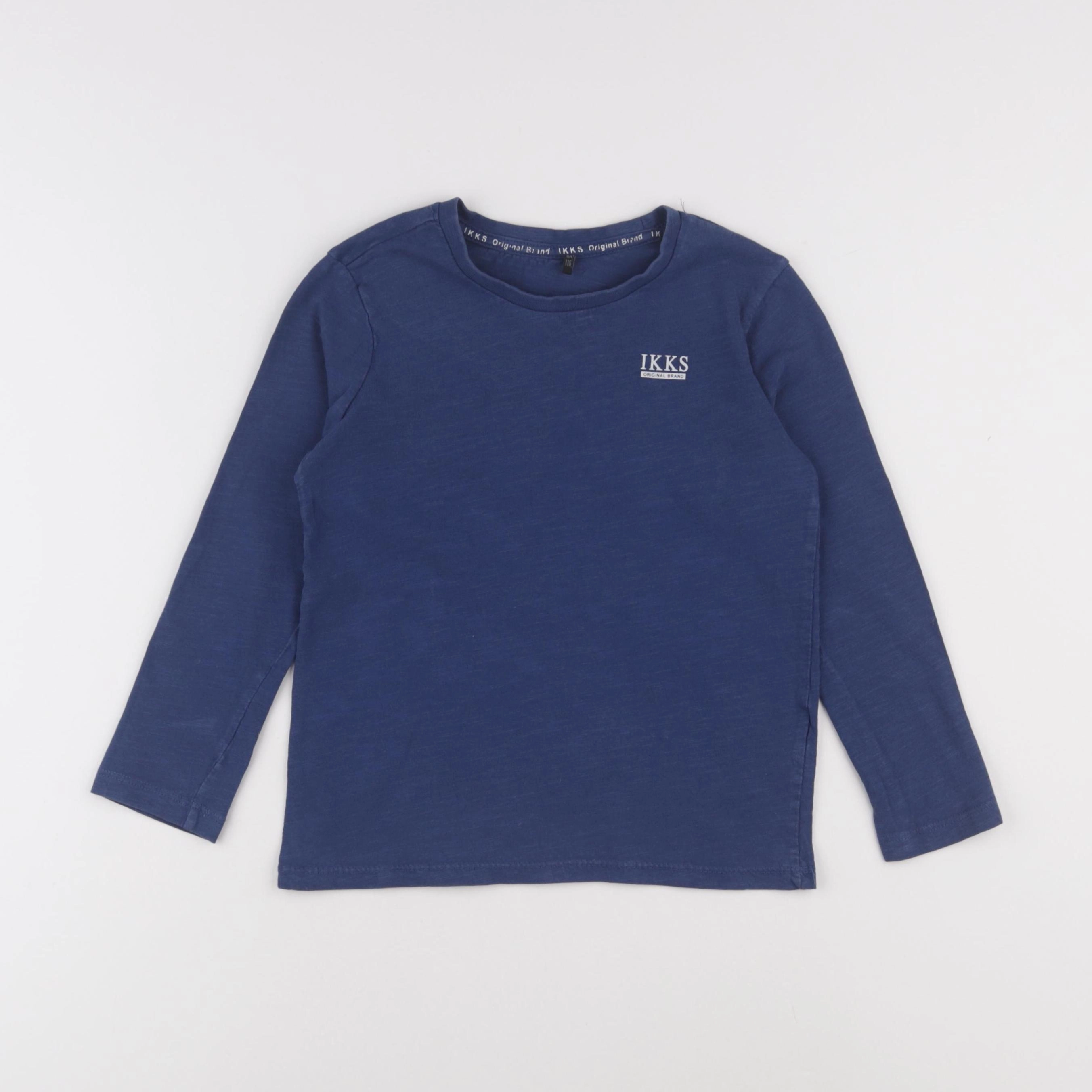 IKKS - tee-shirt bleu - 6 ans