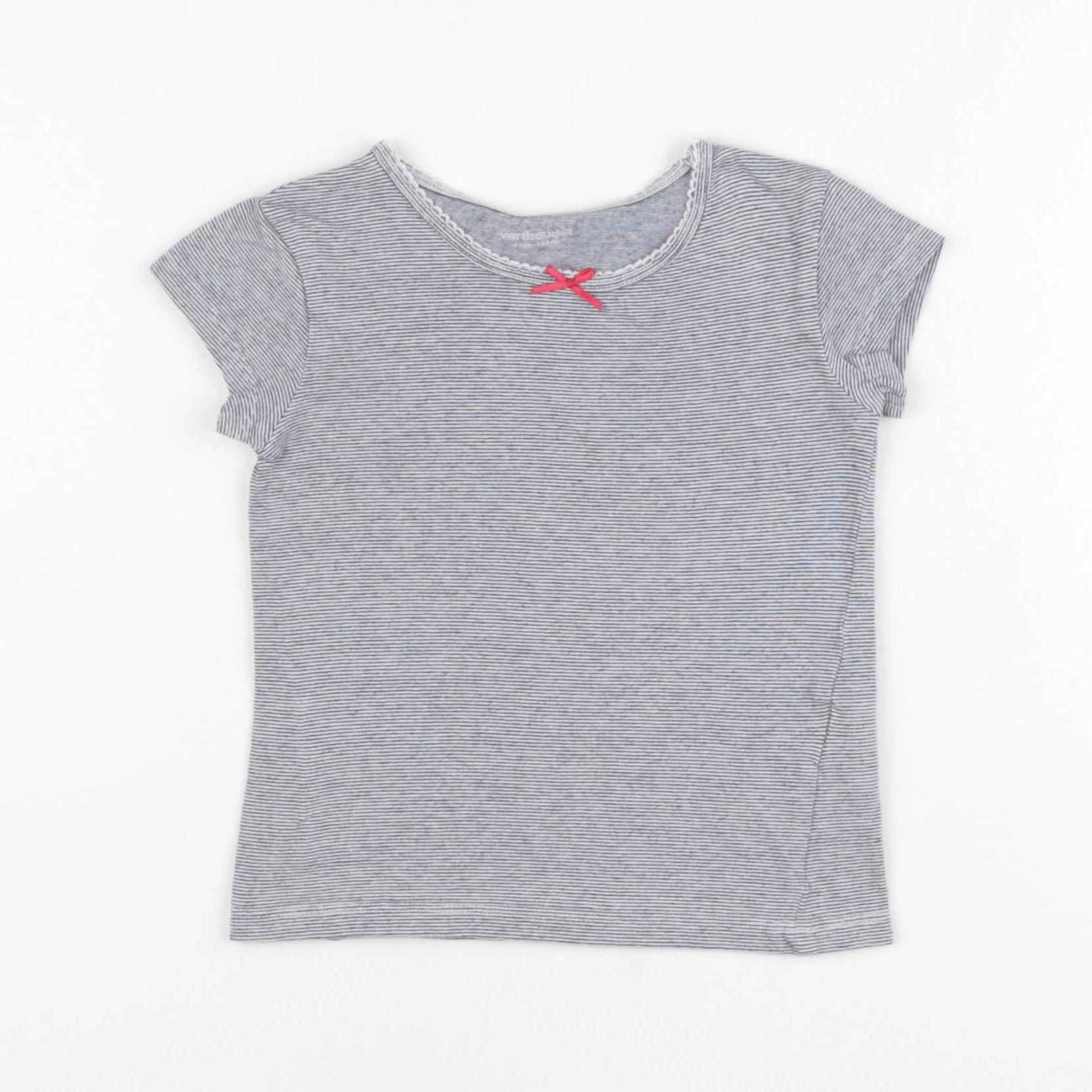 Vertbaudet - maillot de corps gris - 4 ans