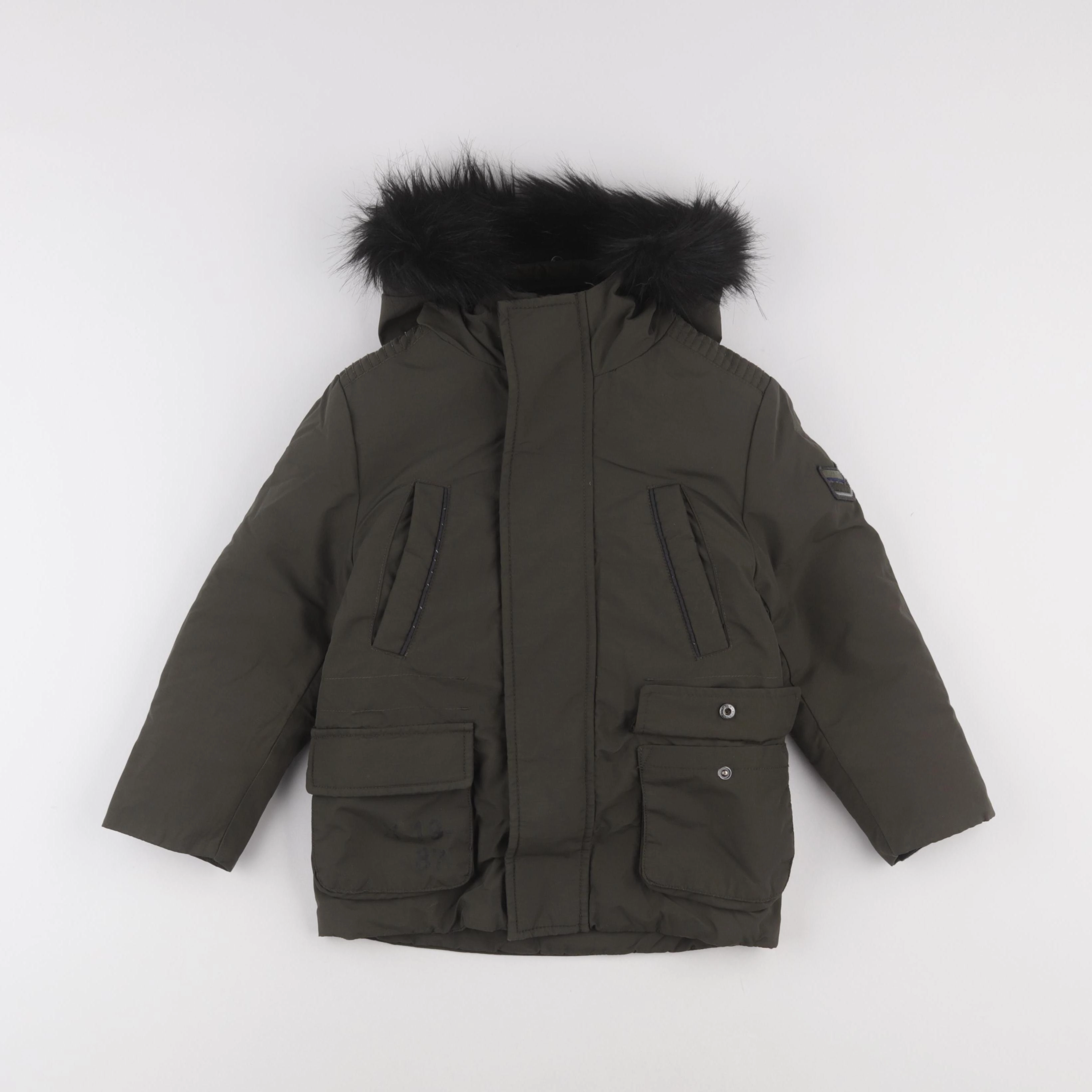 IKKS - manteau vert - 4 ans
