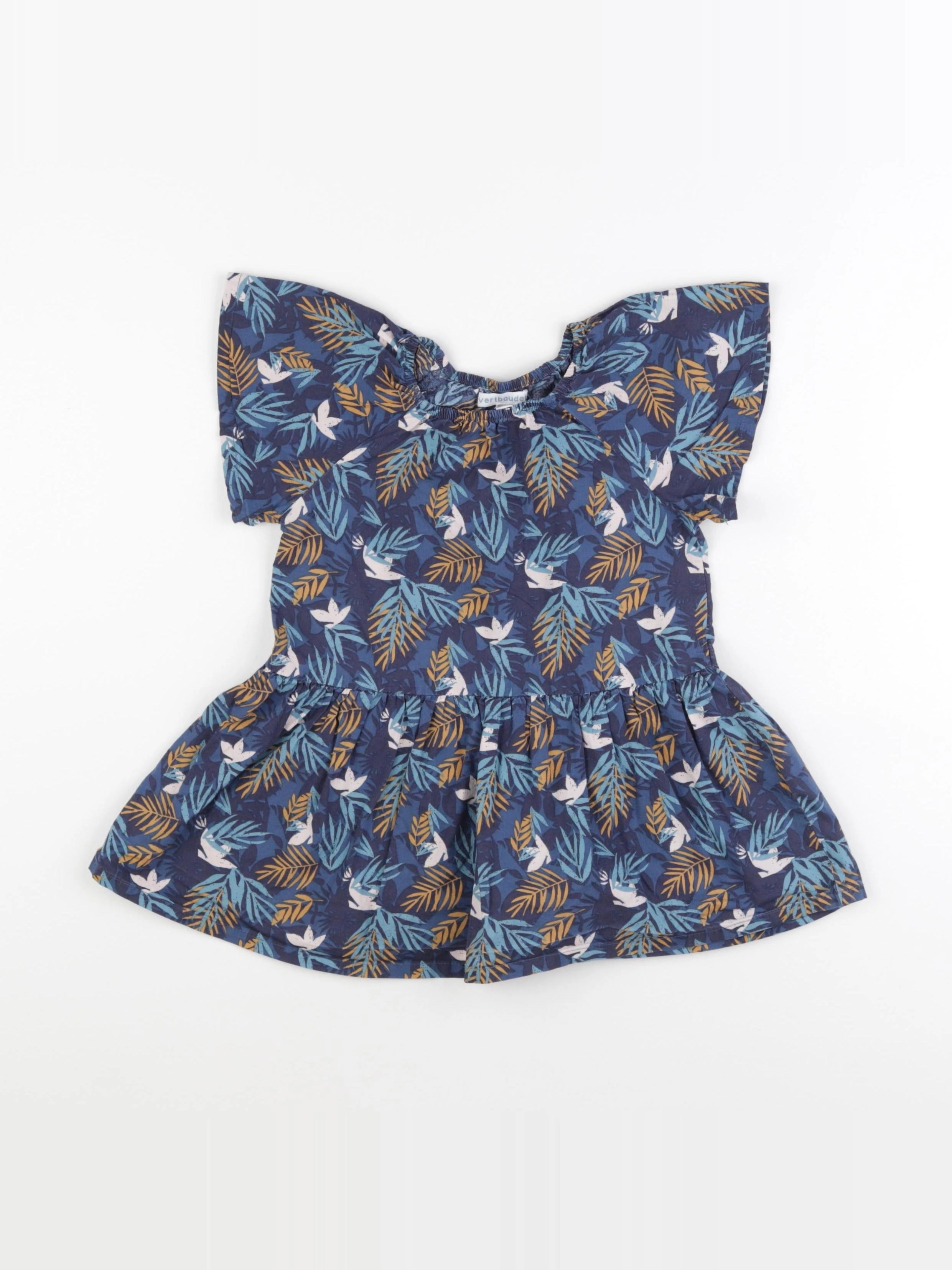 Vertbaudet - robe bleu - 3 ans