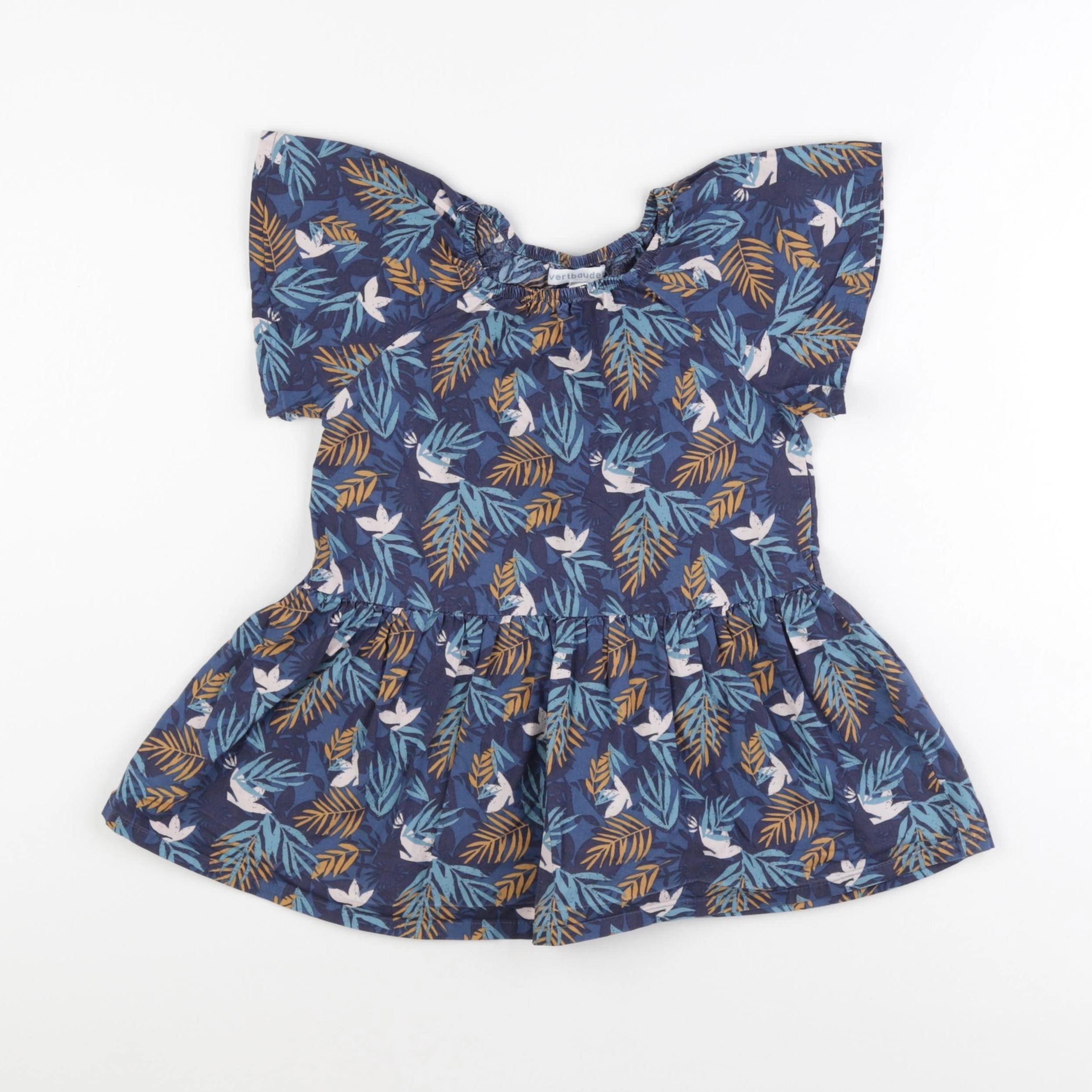 Vertbaudet - robe bleu - 3 ans