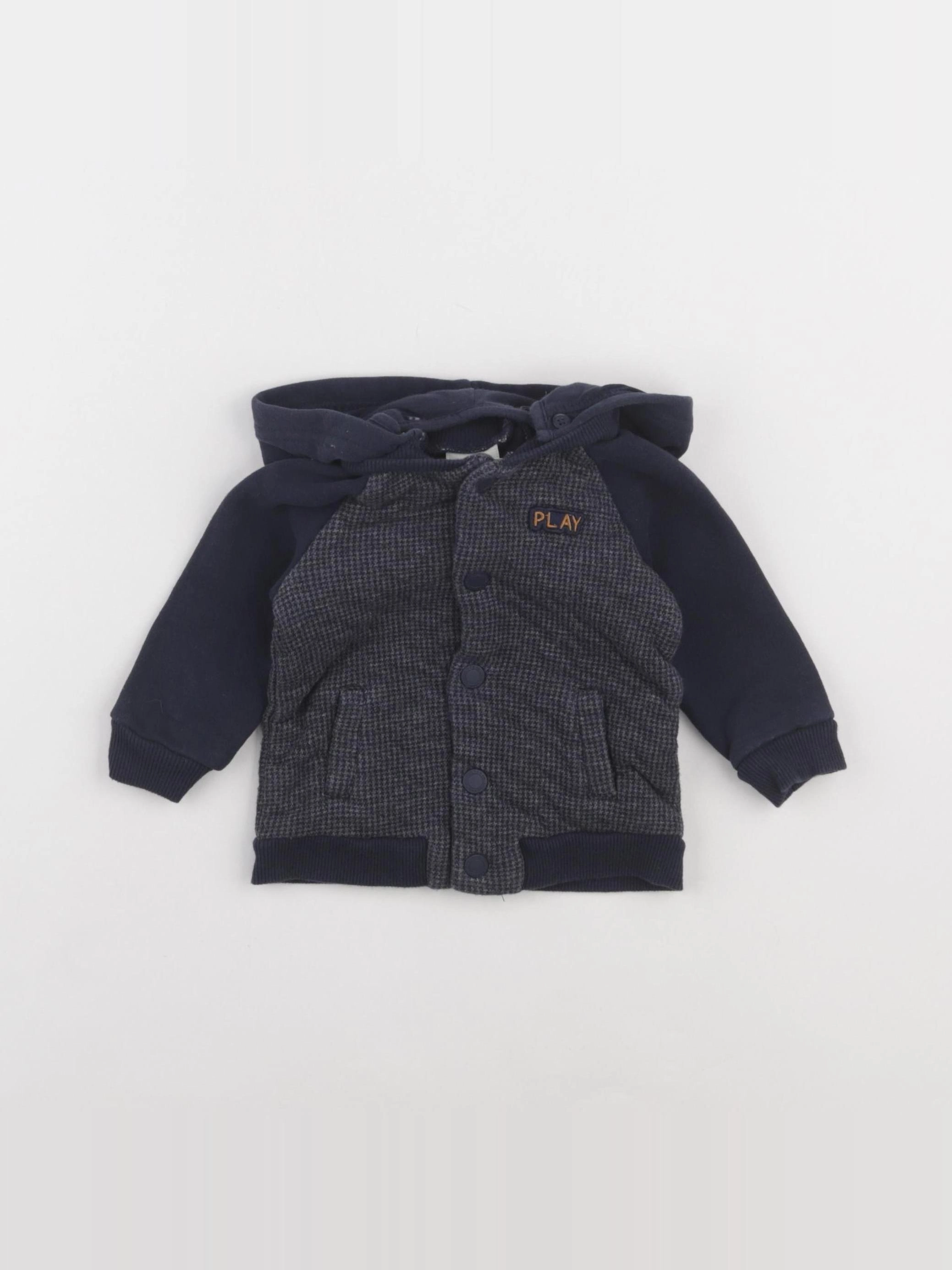 Tape à l'oeil - sweat bleu - 6 mois