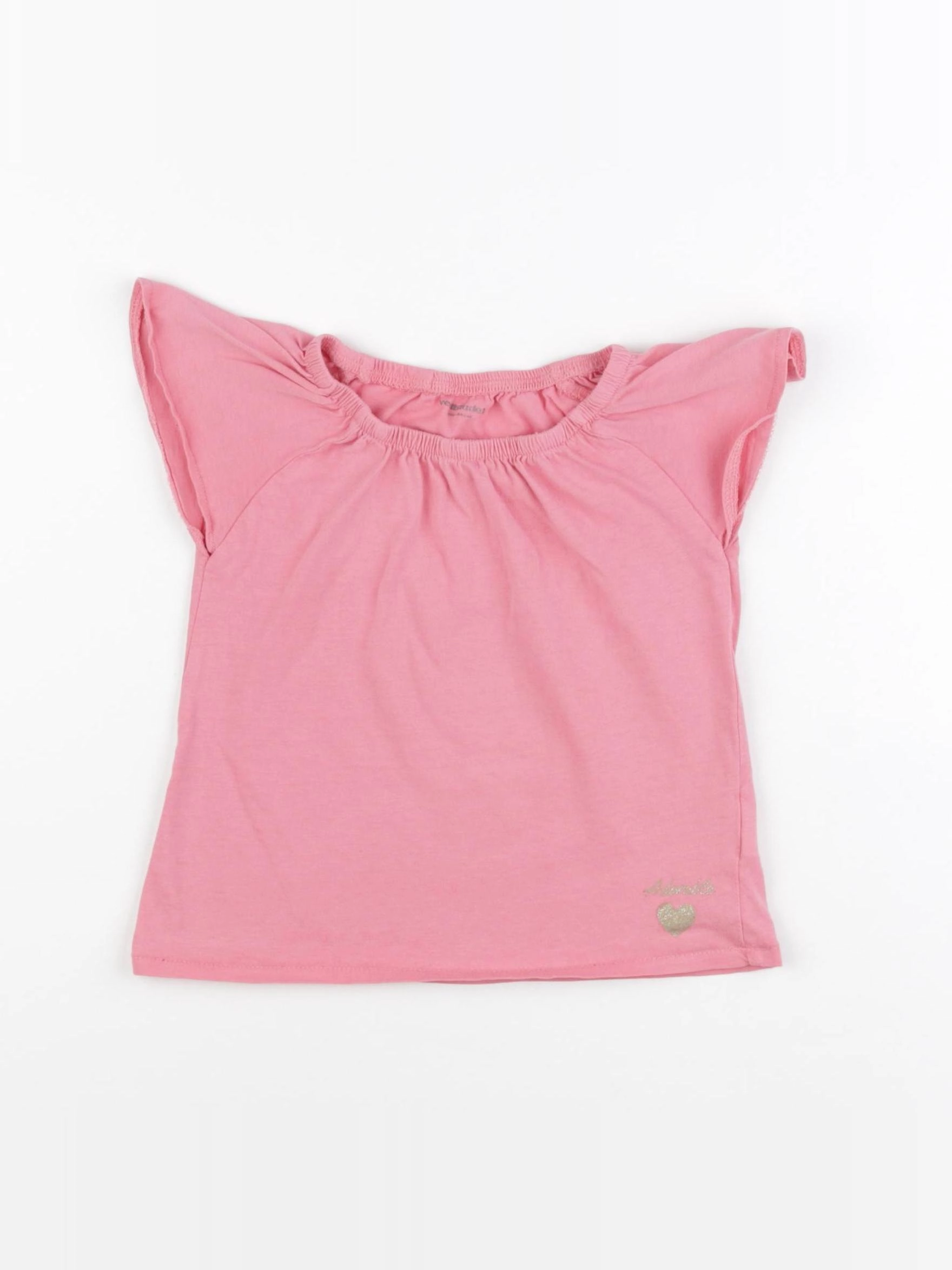 Vertbaudet - tee-shirt rose - 3 ans