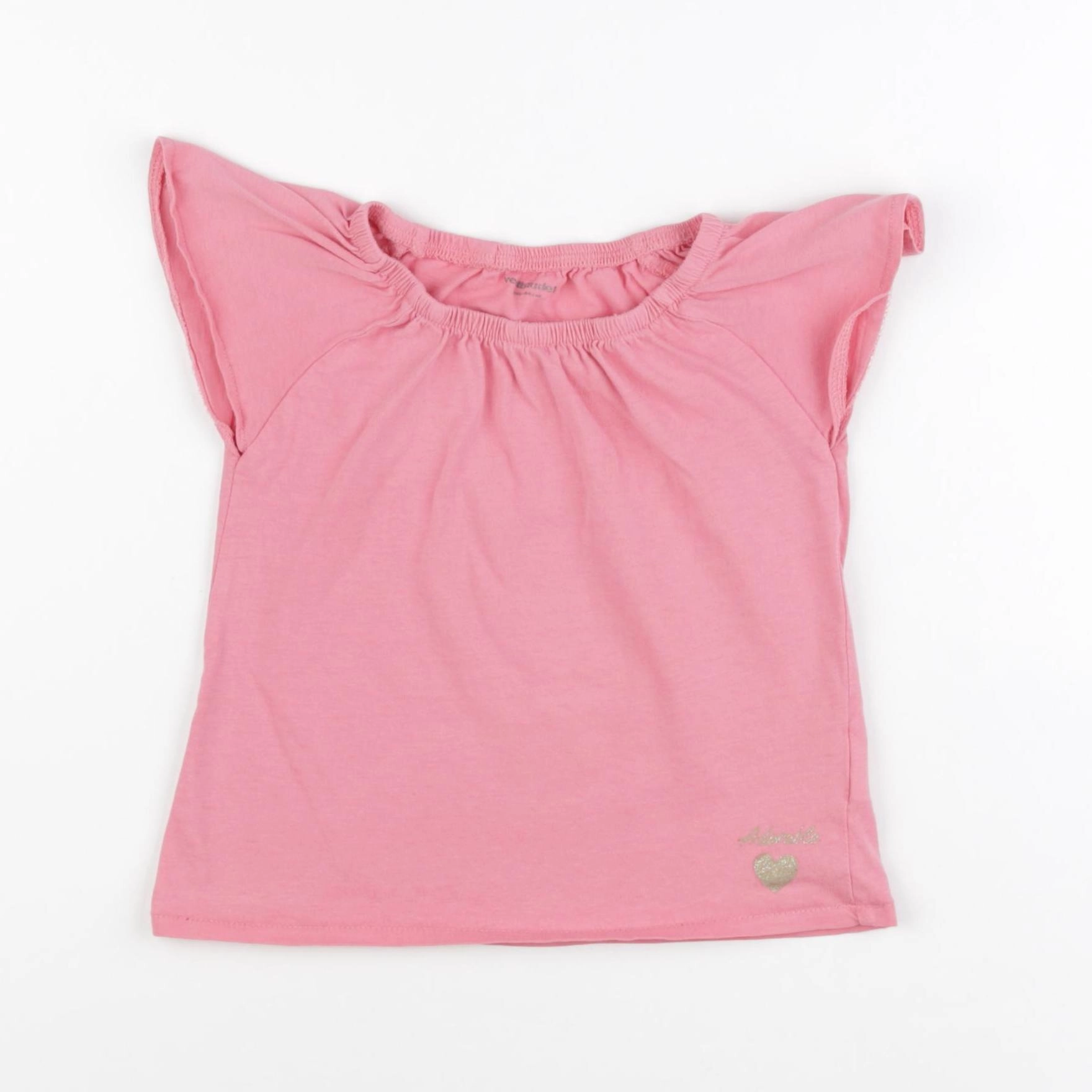 Vertbaudet - tee-shirt rose - 3 ans
