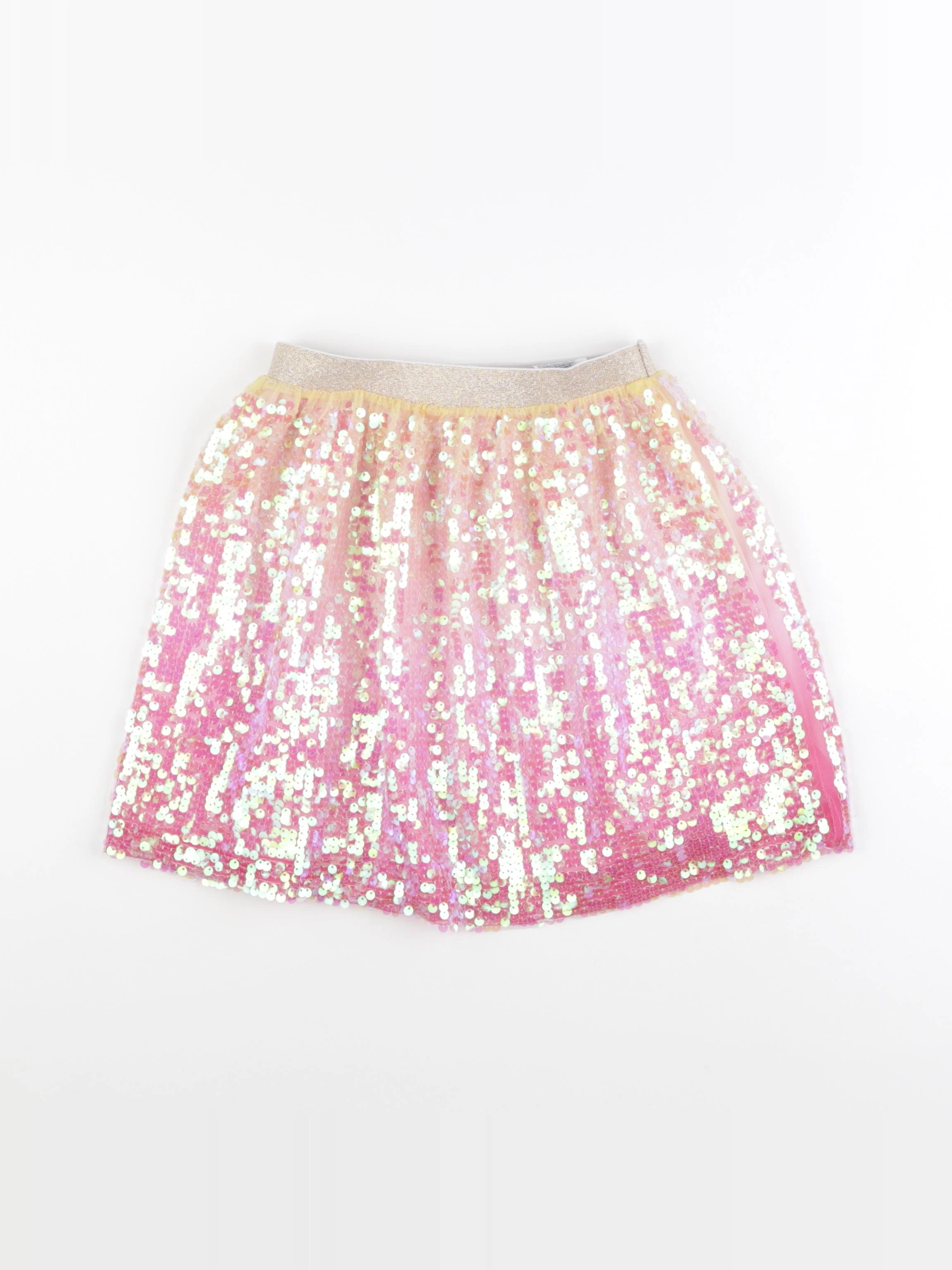 H&M - jupe multicolore sequin - 8/9 ans
