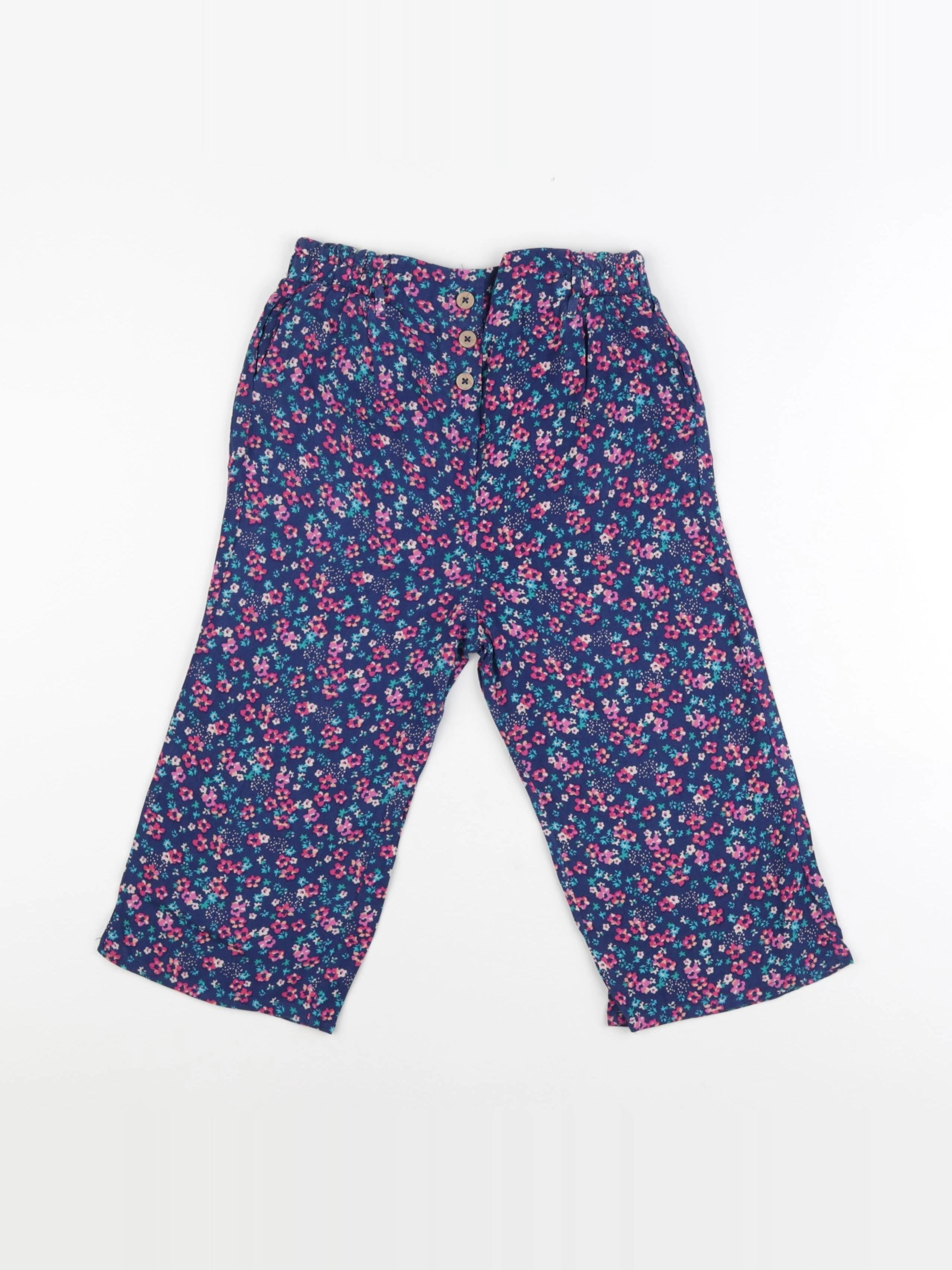 Vertbaudet - pantacourt multicolore - 8 ans