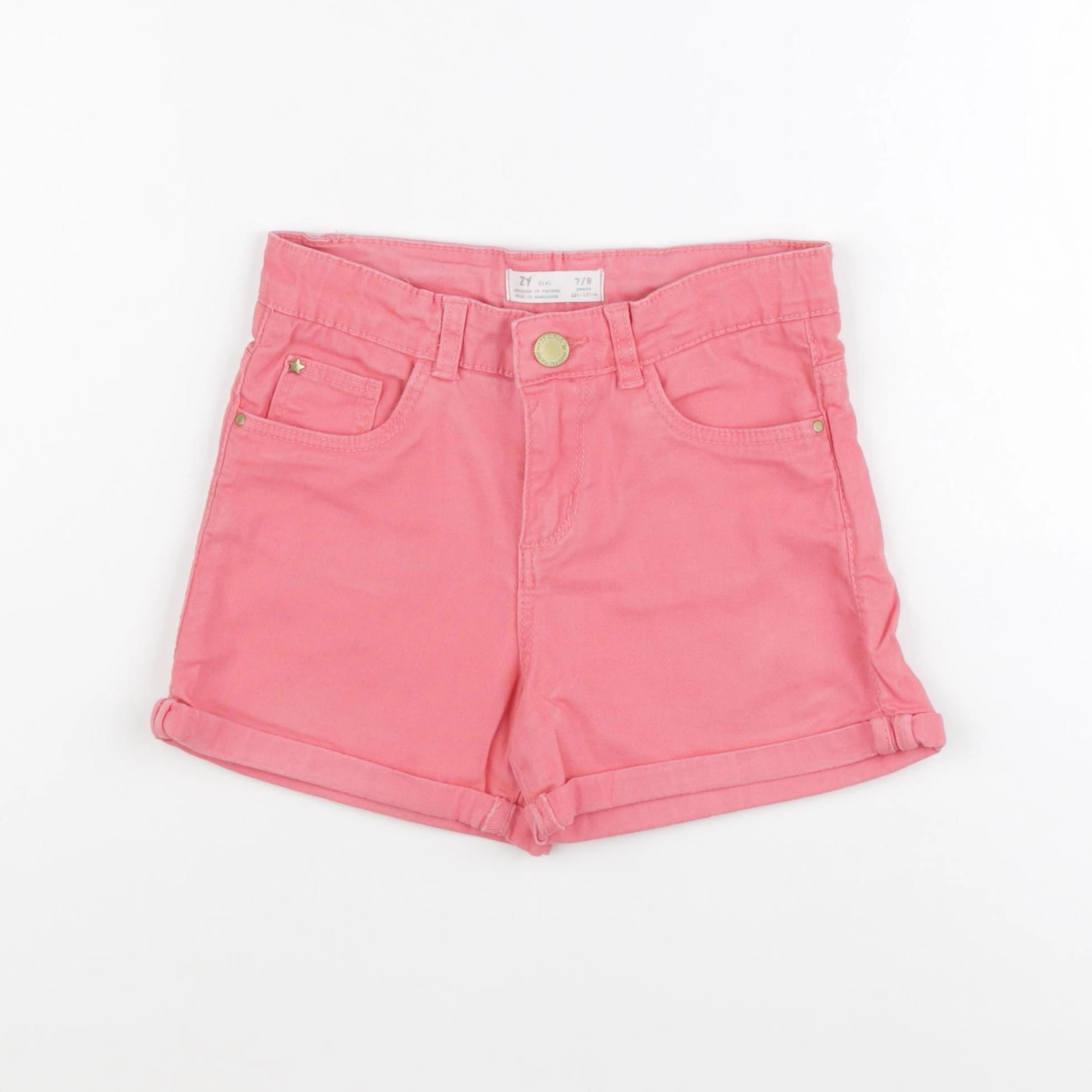 Zippy - short rose - 7/8 ans