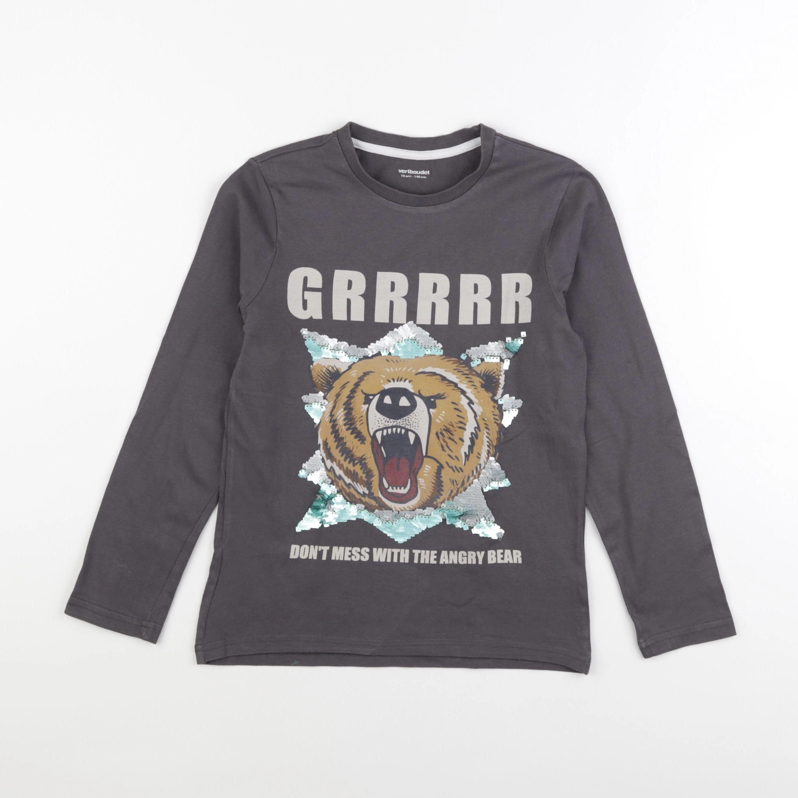 Vertbaudet - tee-shirt multicolore - 10 ans