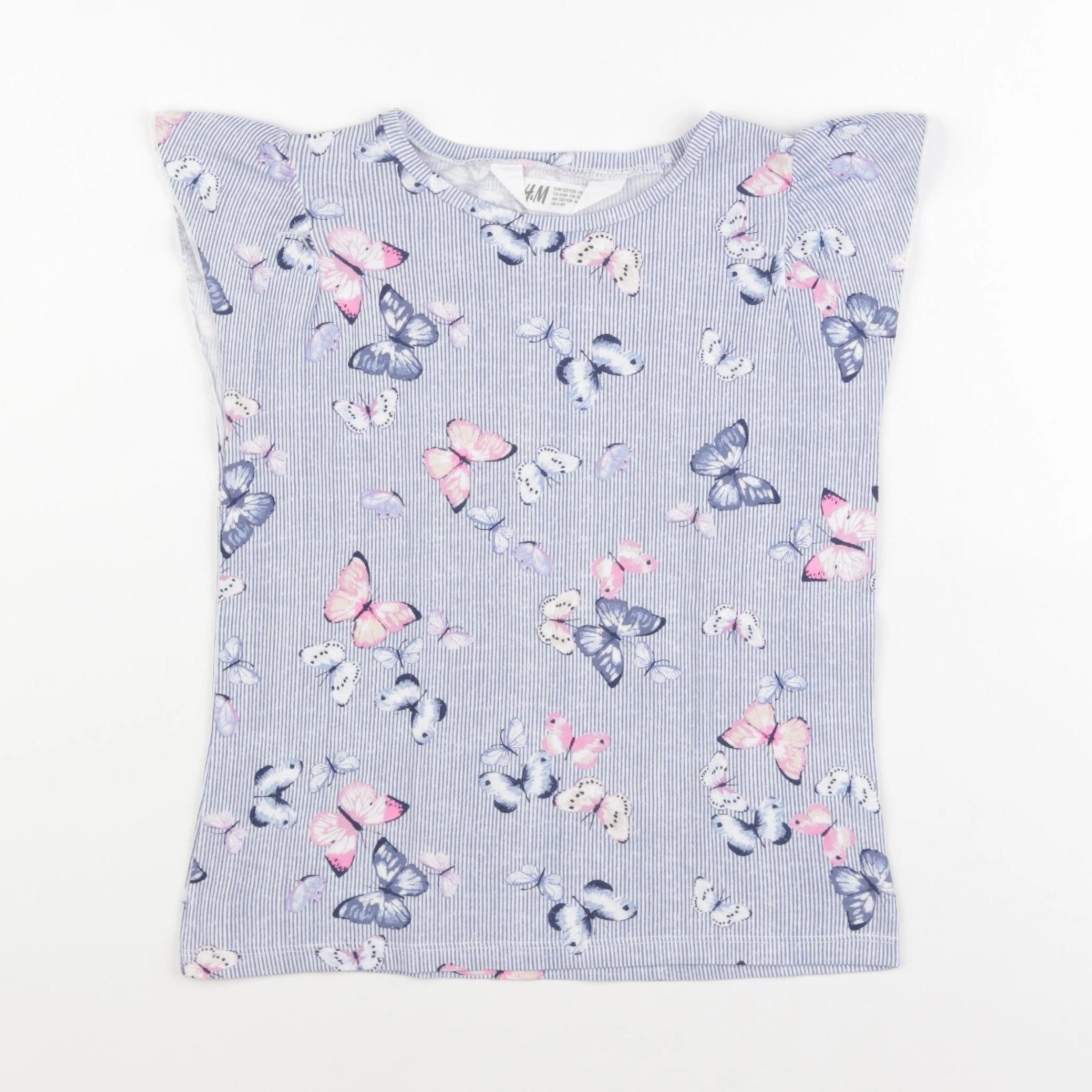 H&M - tee-shirt multicolore - 6/8 ans